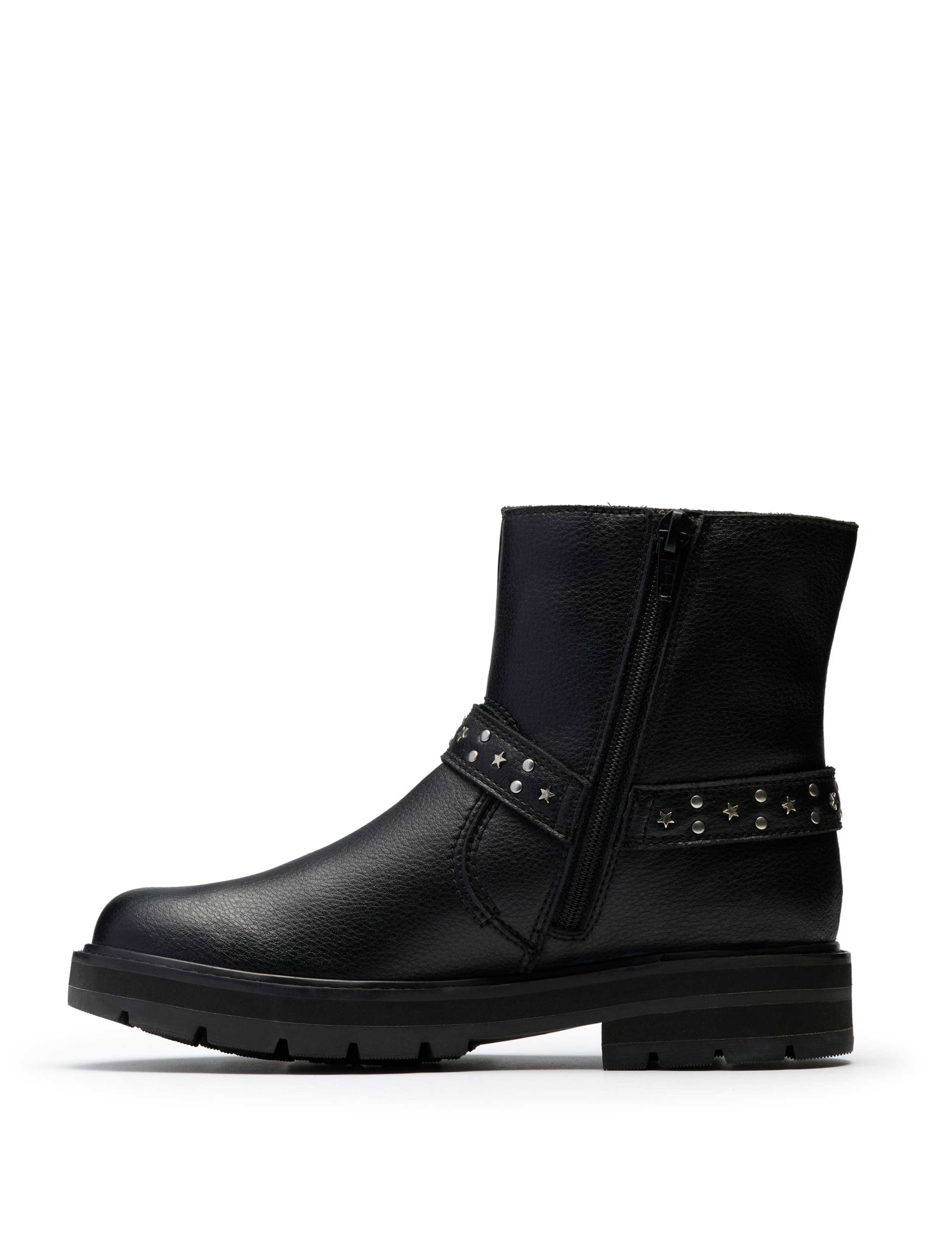 Kids' Leather Ankle Boots (10 Small - 2 Large) 3 of 6