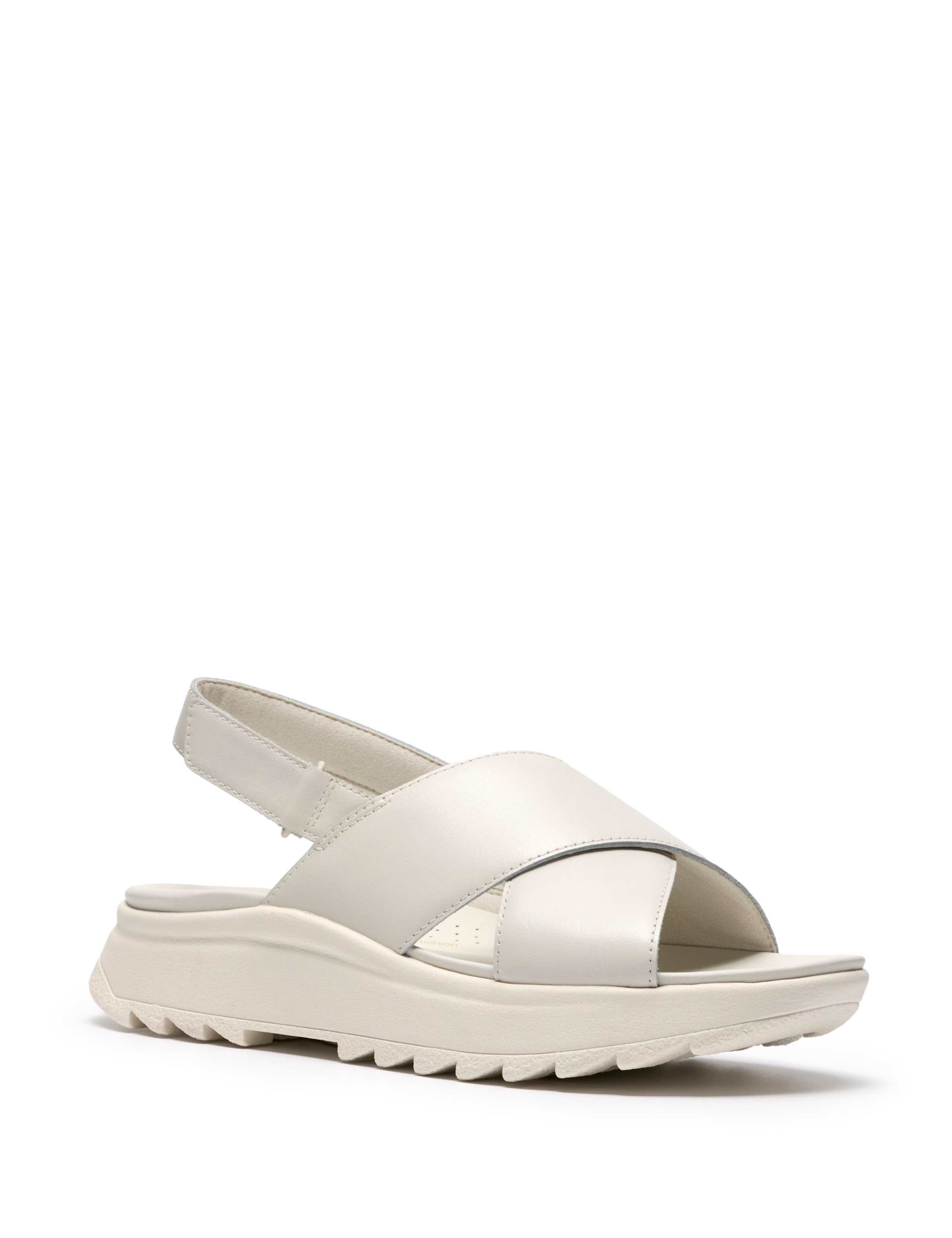 Leather Platform Slingback Sandals 2 of 6