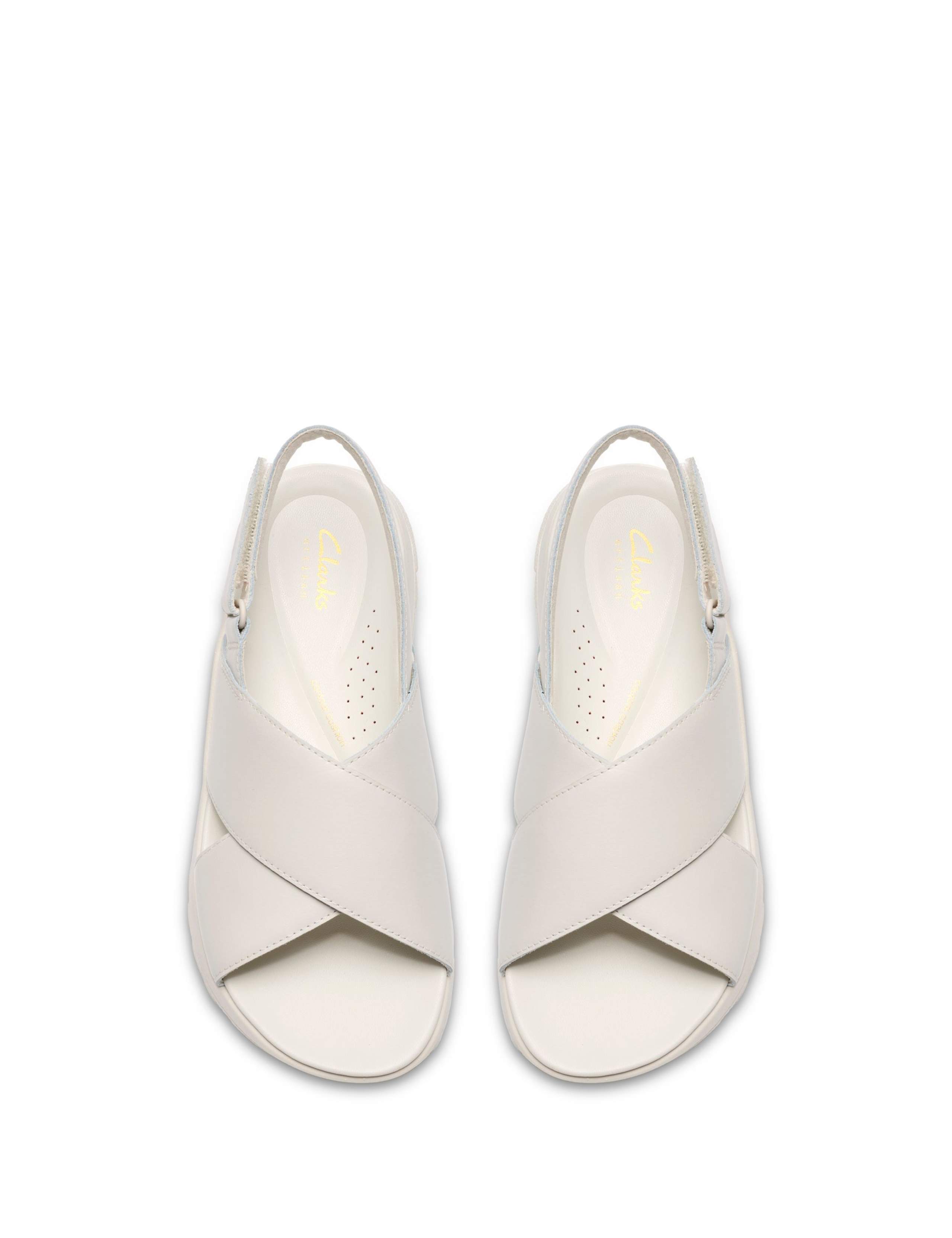 Leather Platform Slingback Sandals 3 of 6