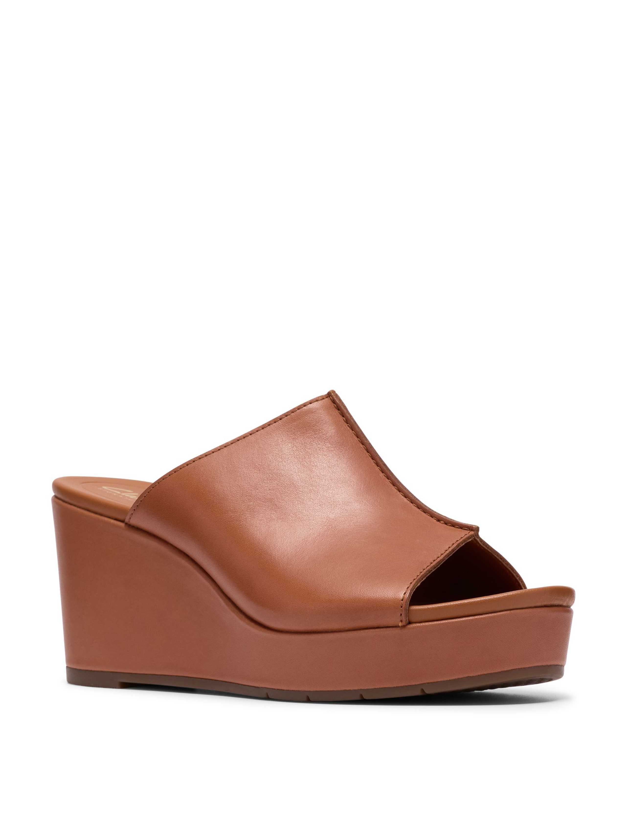 Leather Wedge Mules 2 of 6