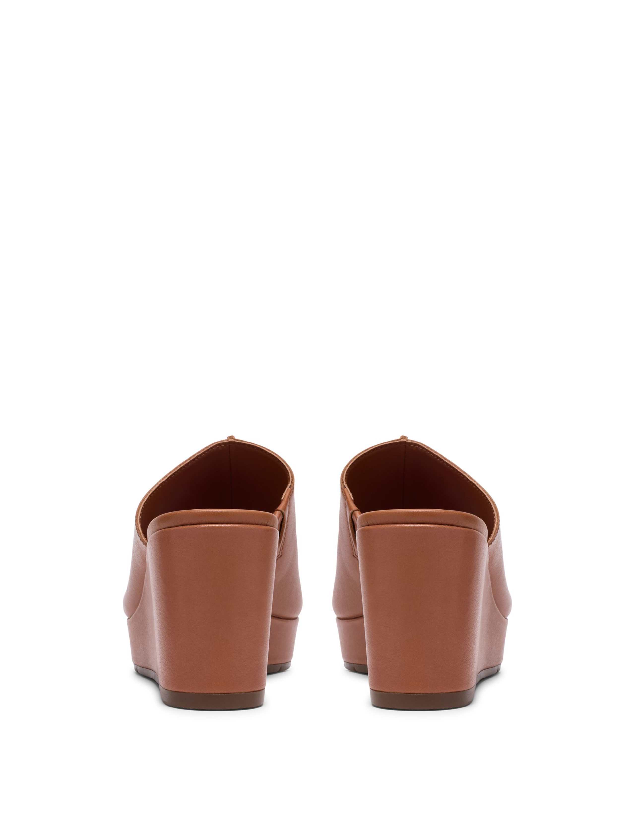 Leather Wedge Mules 5 of 6