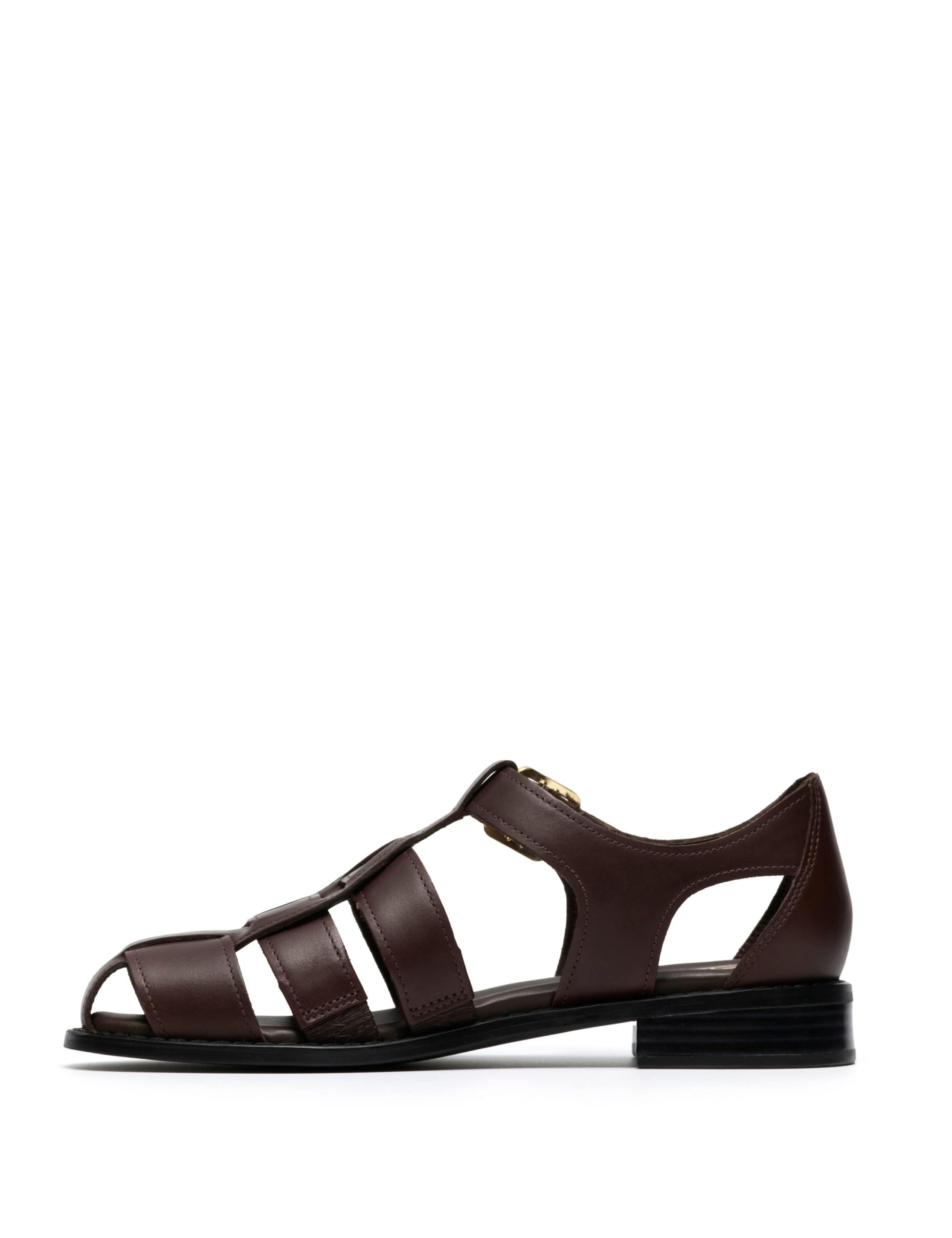 Leather Buckle Gladiator Sandals 4 of 6