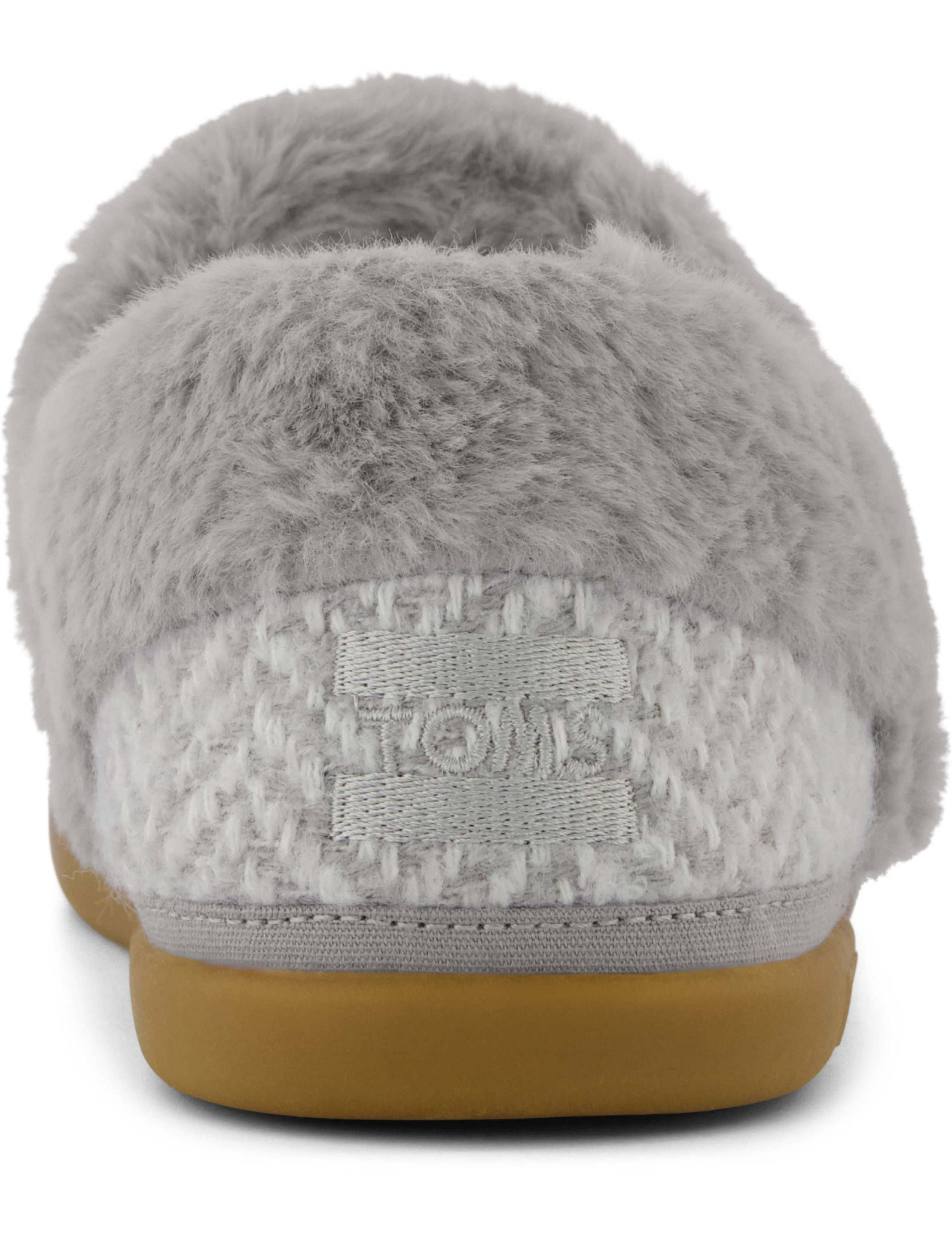 Faux Fur Sparkle Mule Slippers 8 of 8