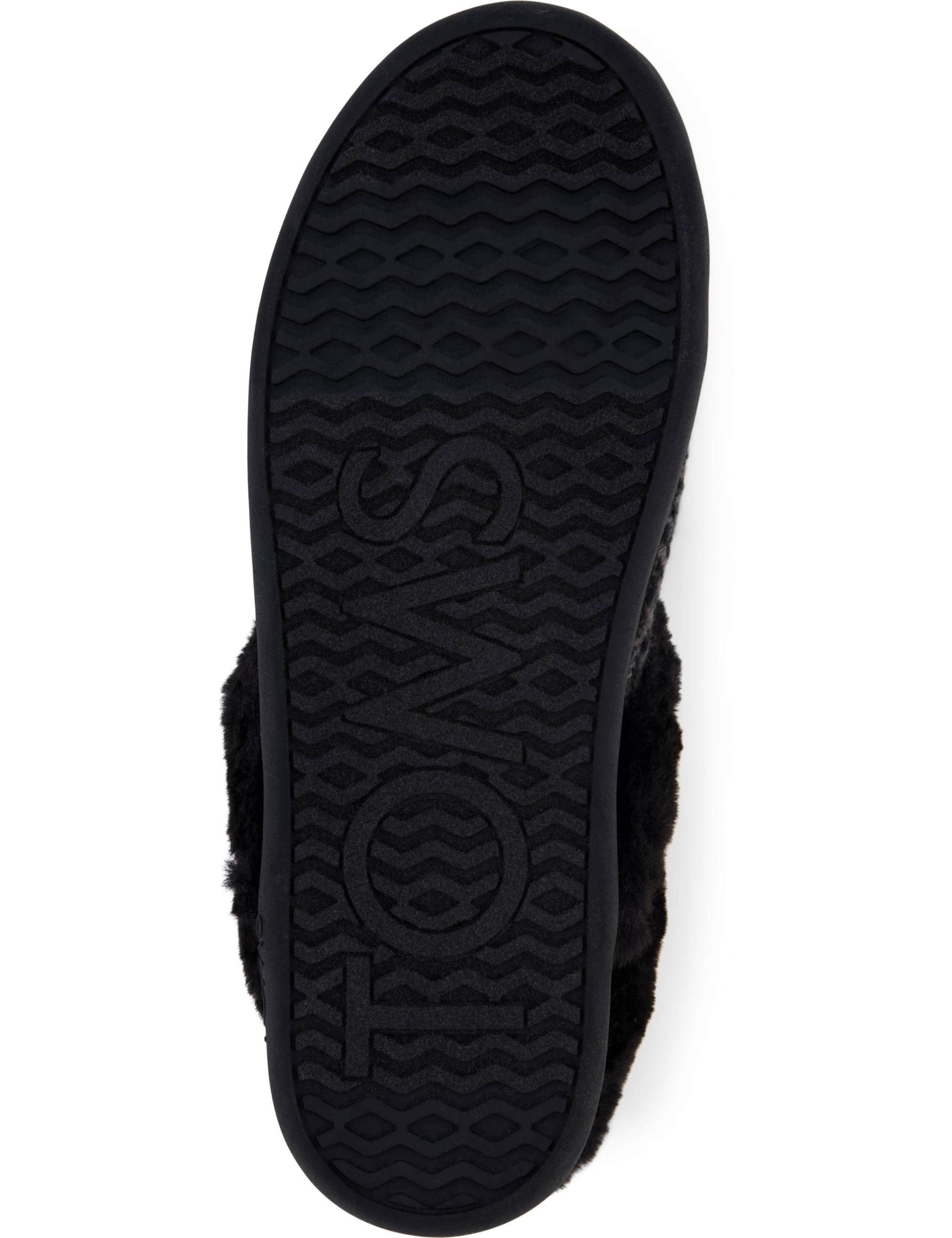 Faux Fur Sparkle Mule Slippers 6 of 9