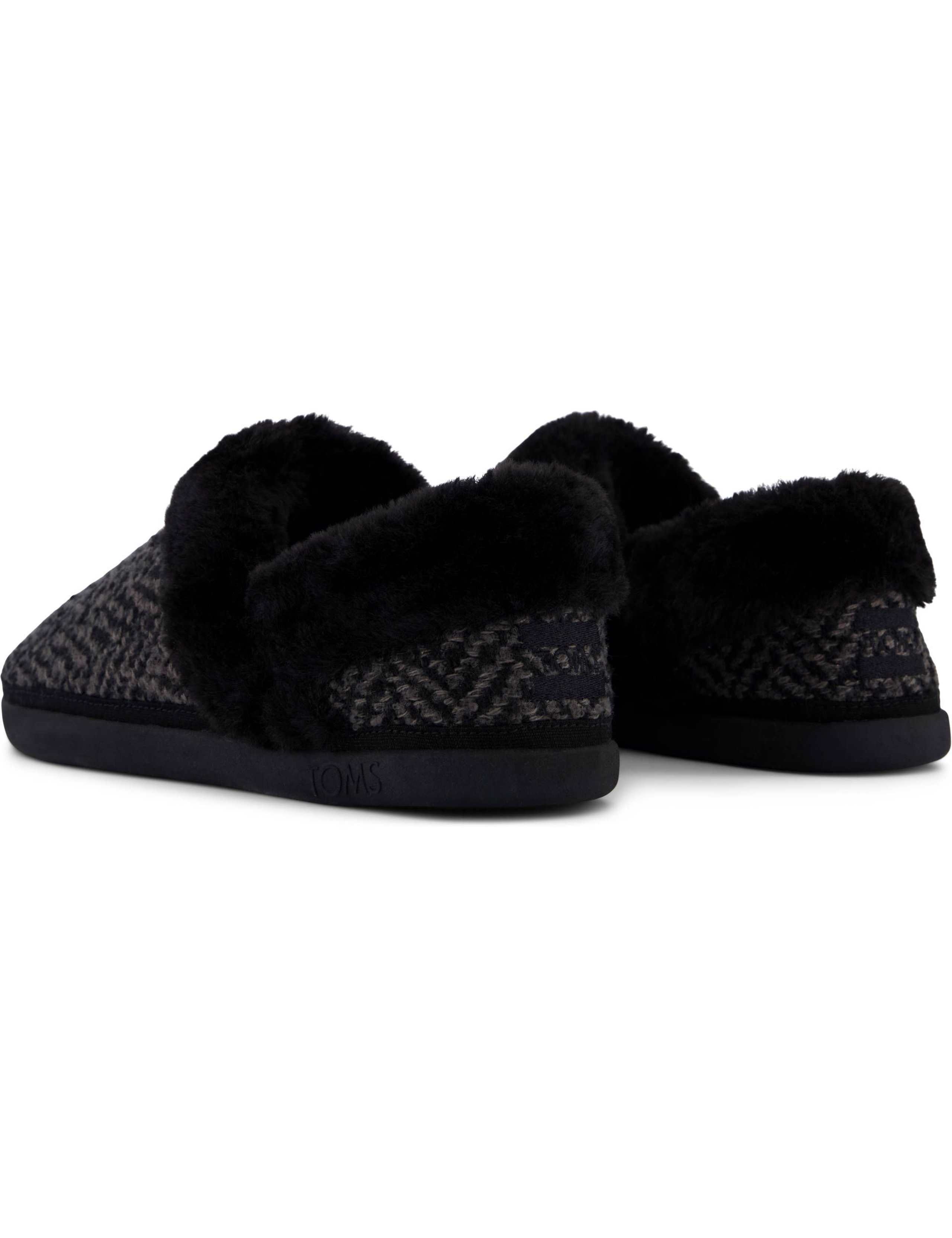 Faux Fur Sparkle Mule Slippers 8 of 9