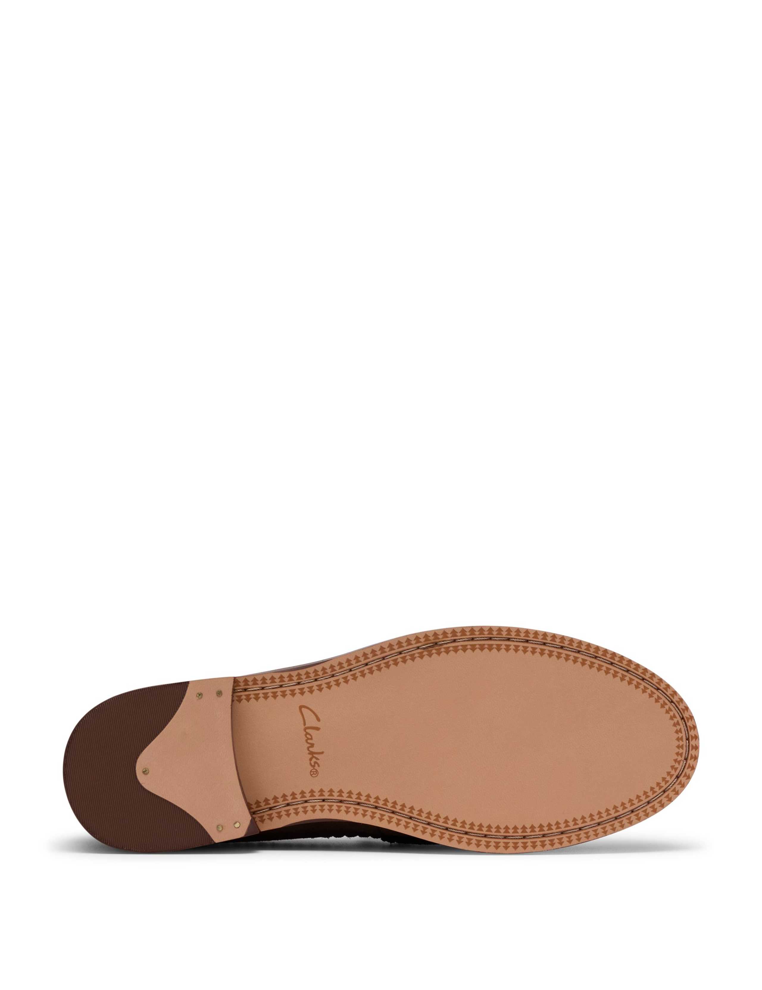 Suede Animal Print Slip On Loafers 6 of 6