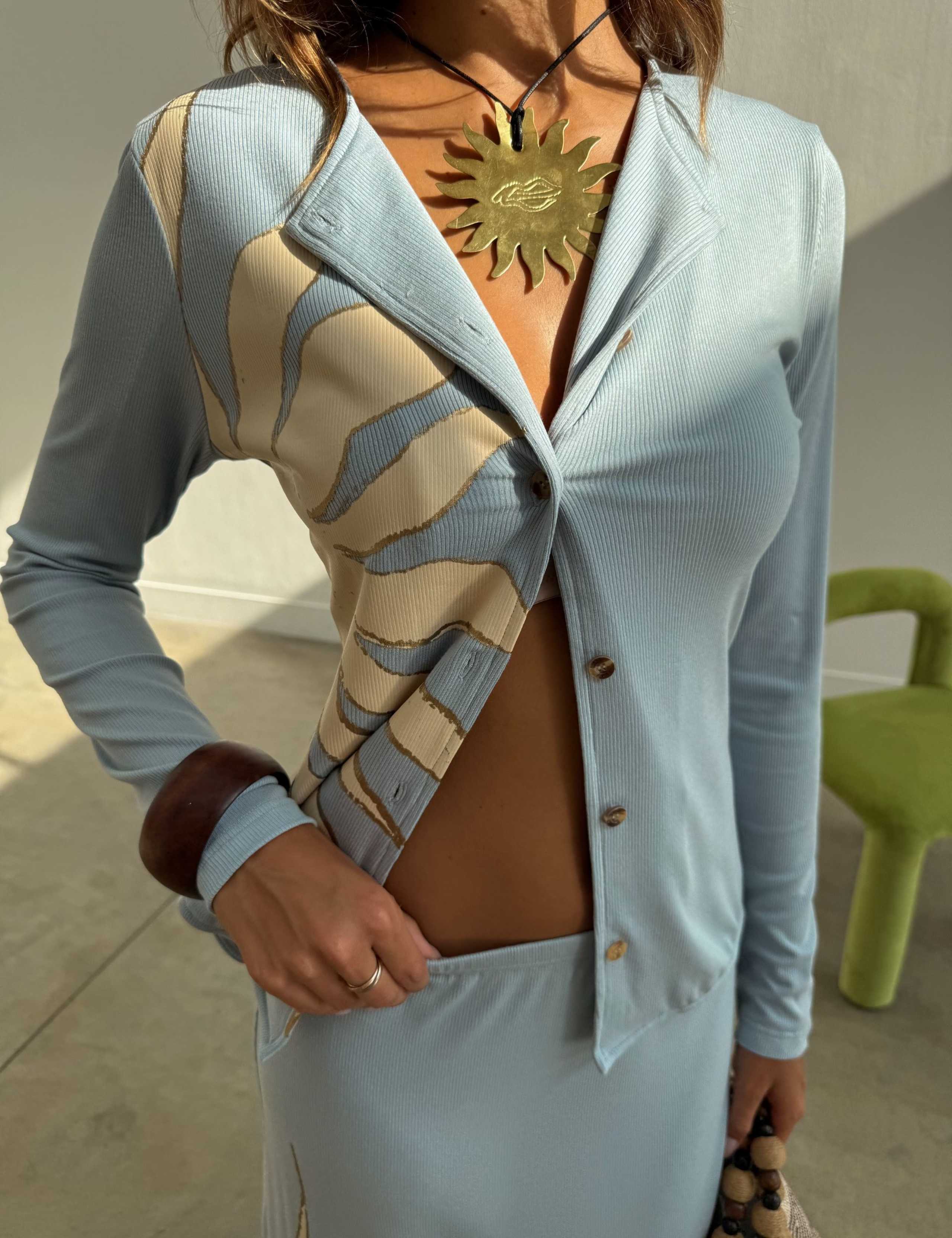 Sun Print Cardigan 5 of 5