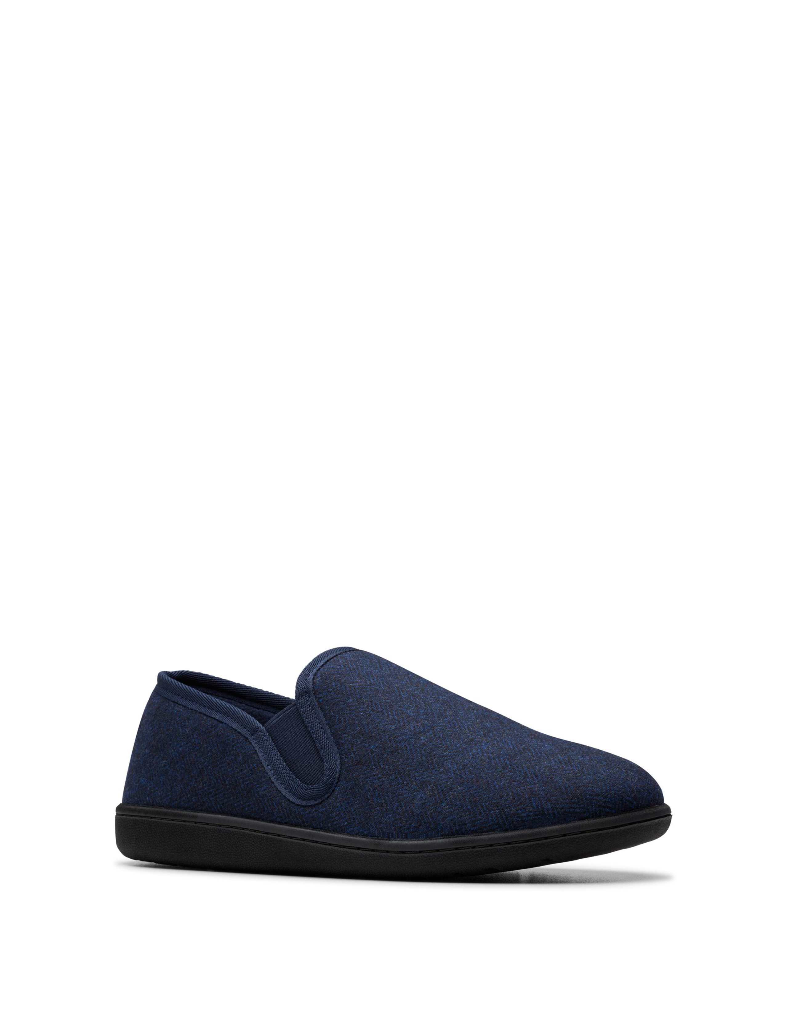 Wide Fit Textile Slippers 2 of 6