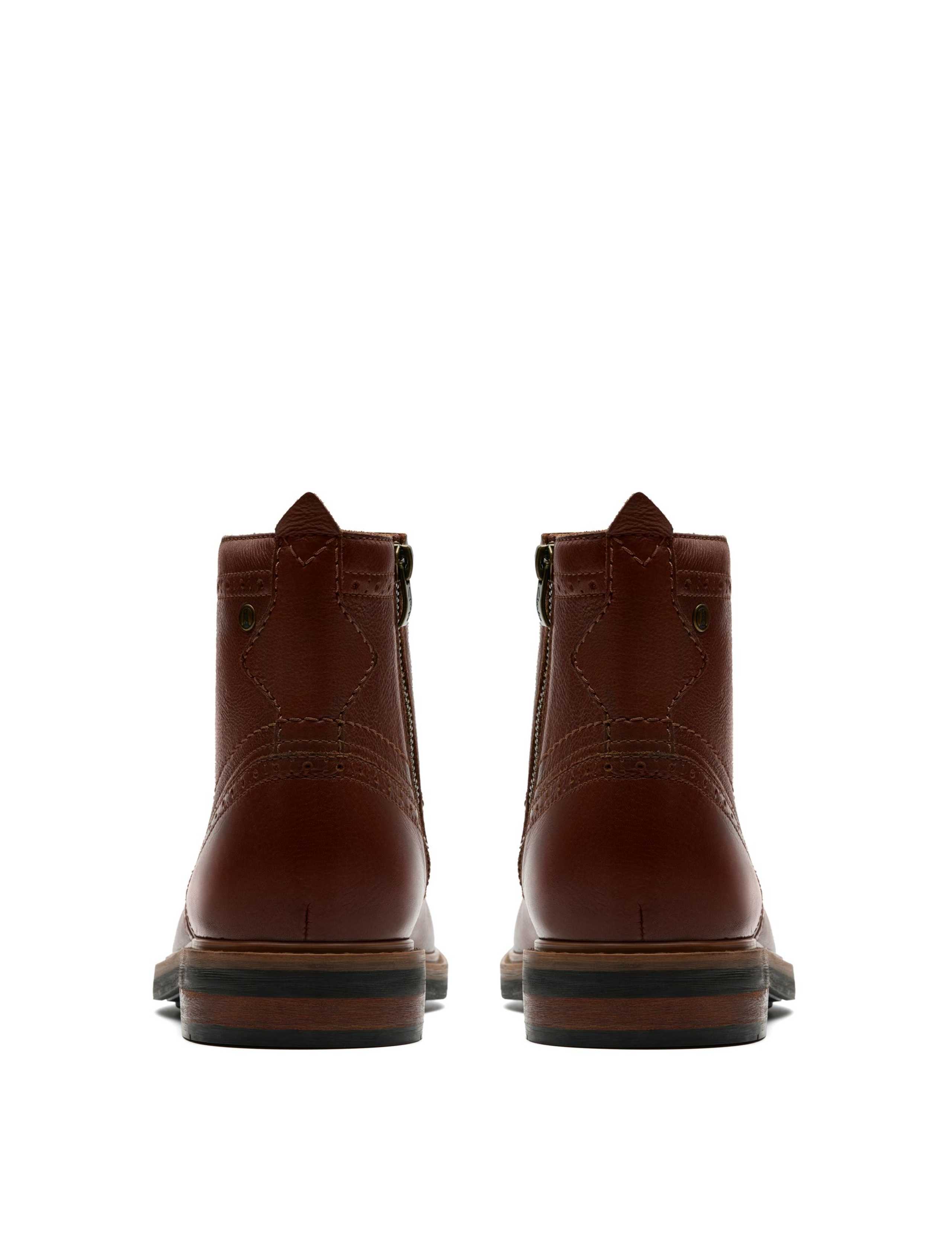 Leather Brogue Casual Boots 6 of 6