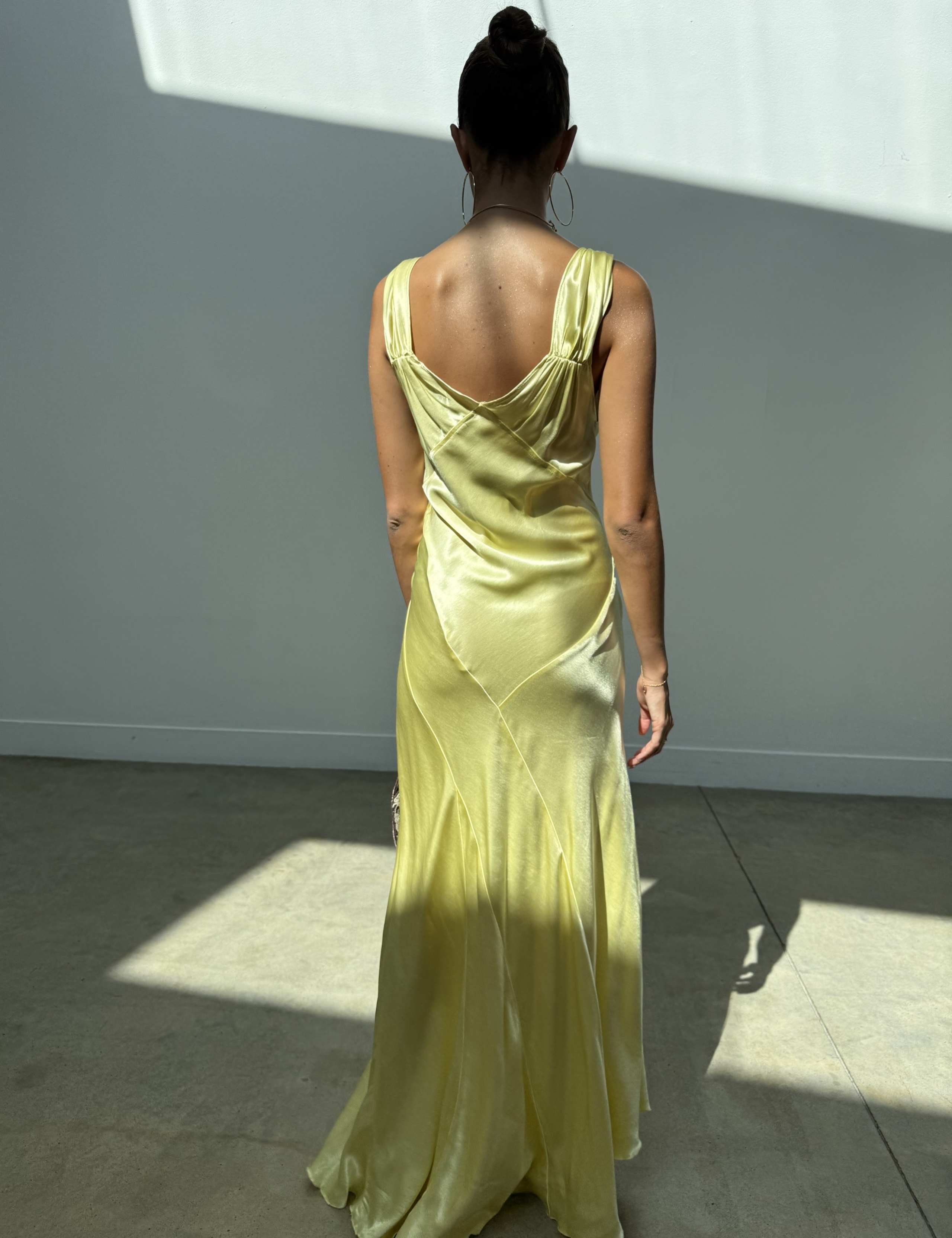 V-Neck Maxi Slip Dress 2 of 4