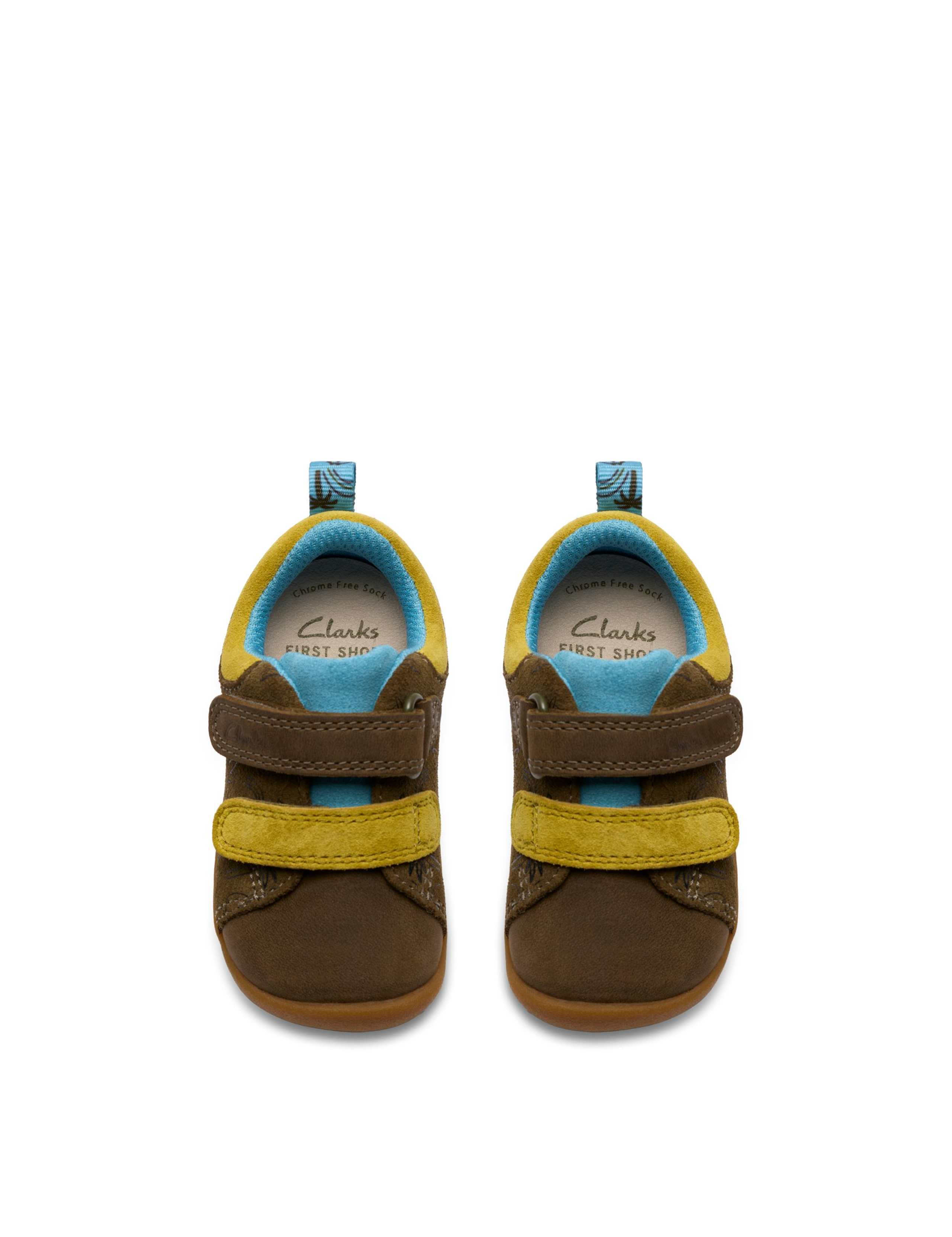 Kids' Leather Riptape Trainers (3 Small - 5 Small) 3 of 6