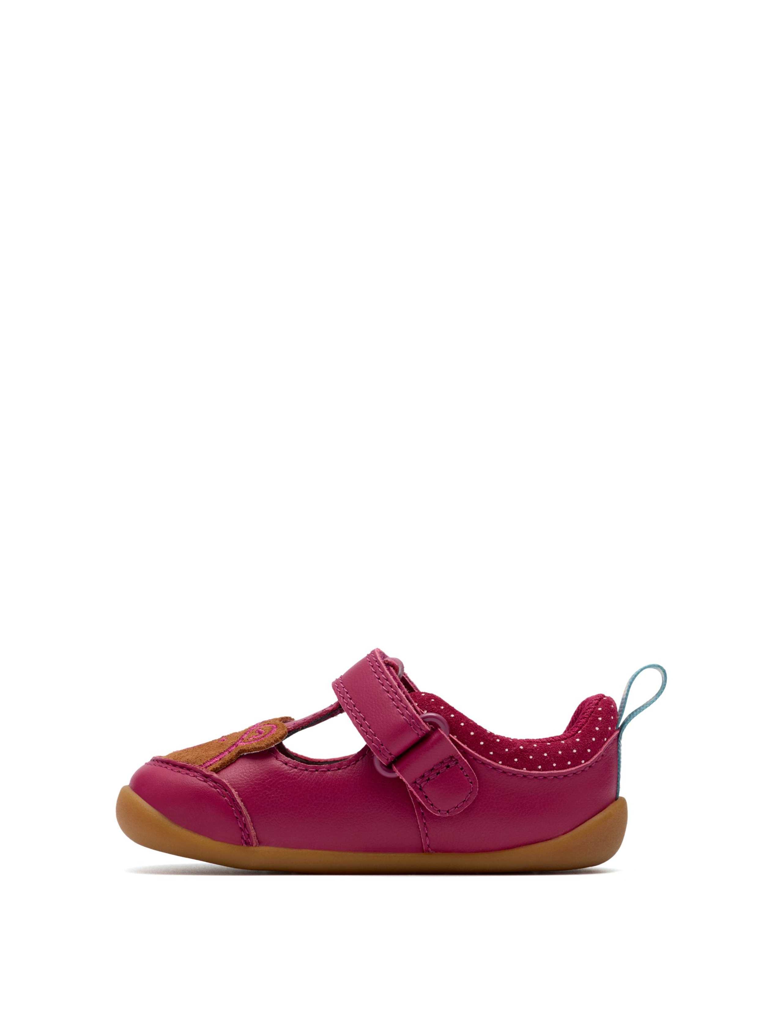 Kids' Leather Bear T-Bar Shoes (3 Small - 5 Small) 4 of 6