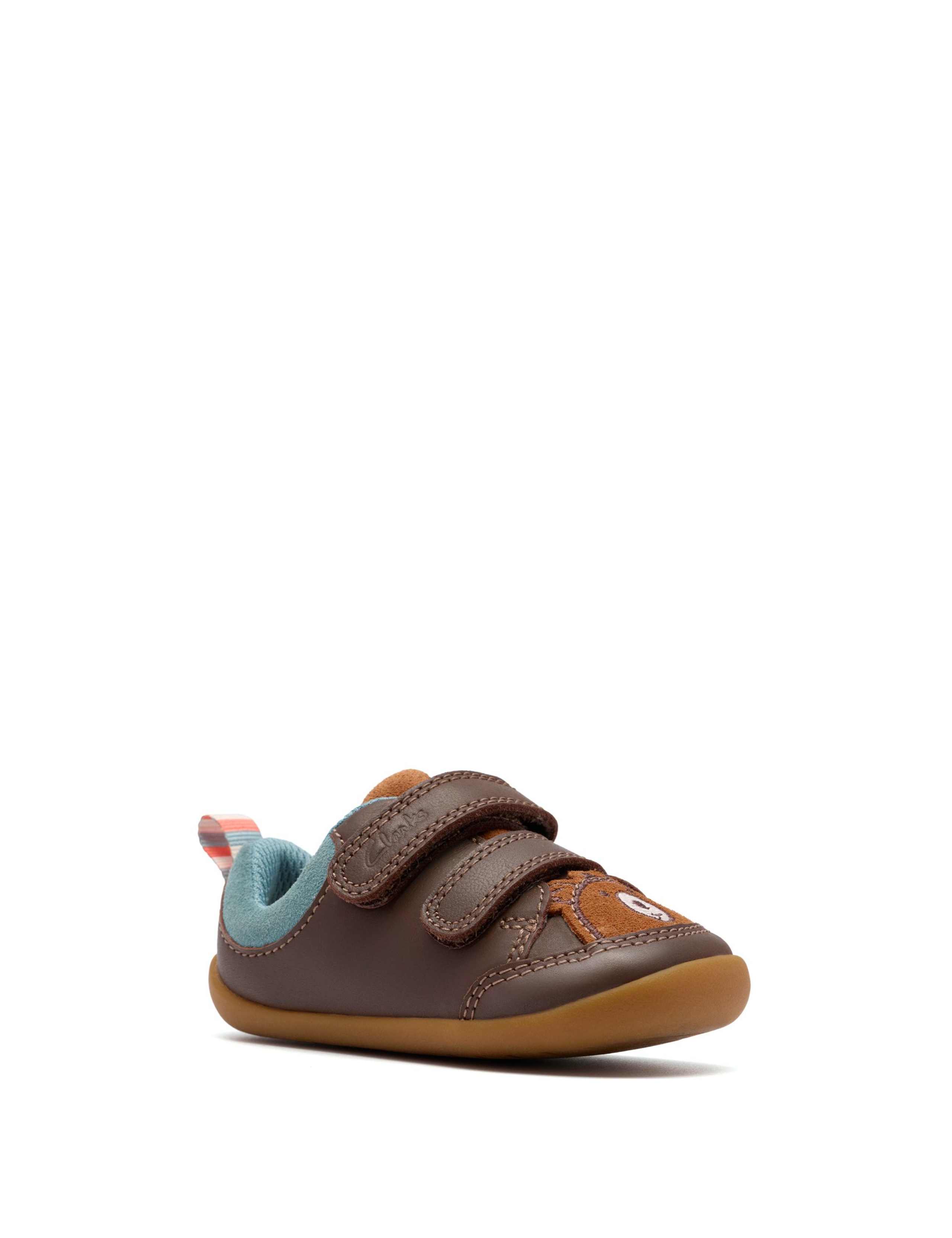 Kids' Leather Riptape Bear Trainers (3 Small - 5 Small) 2 of 6