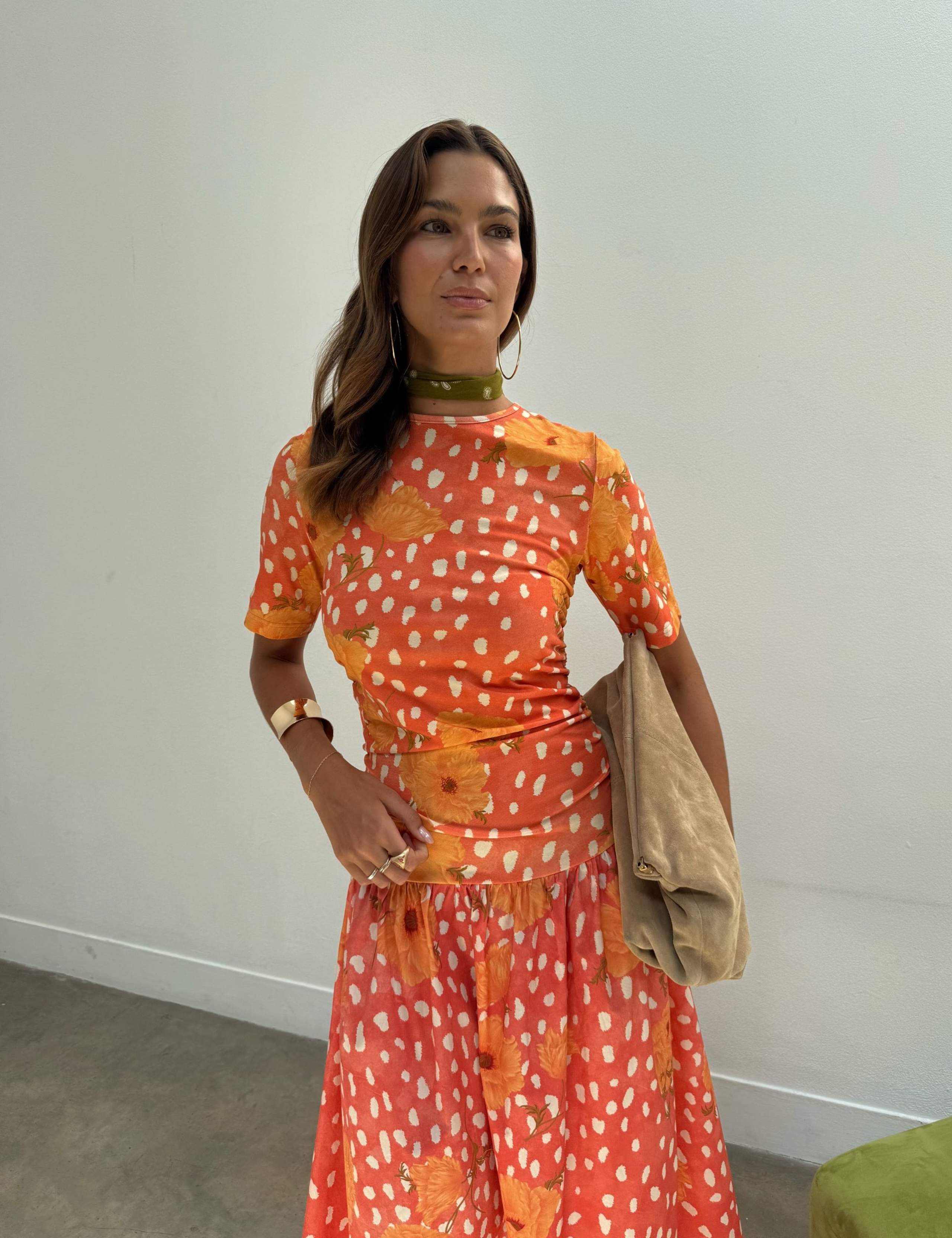 Cotton Rich Poppy Midi Skater Dress 3 of 5