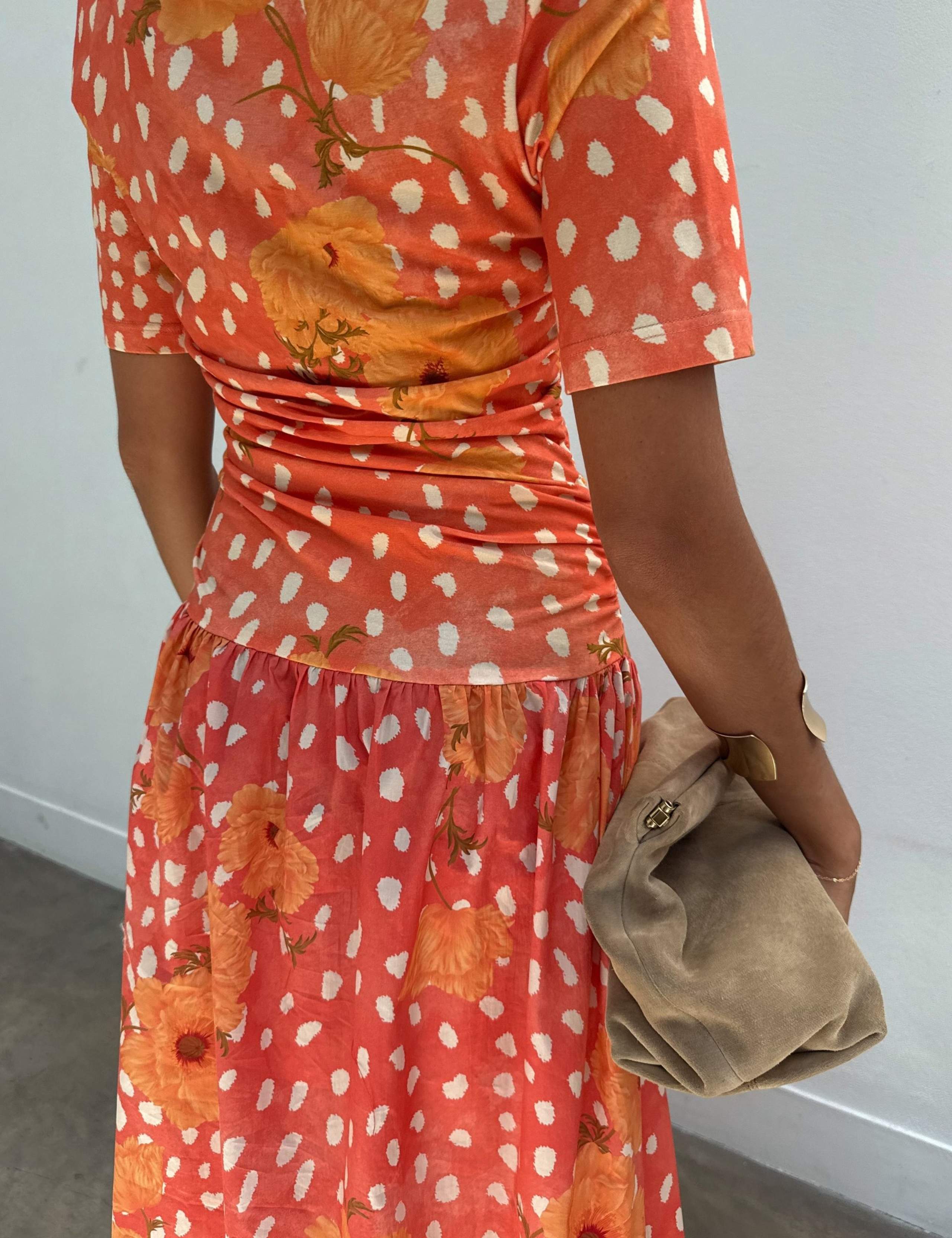 Cotton Rich Poppy Midi Skater Dress 5 of 5