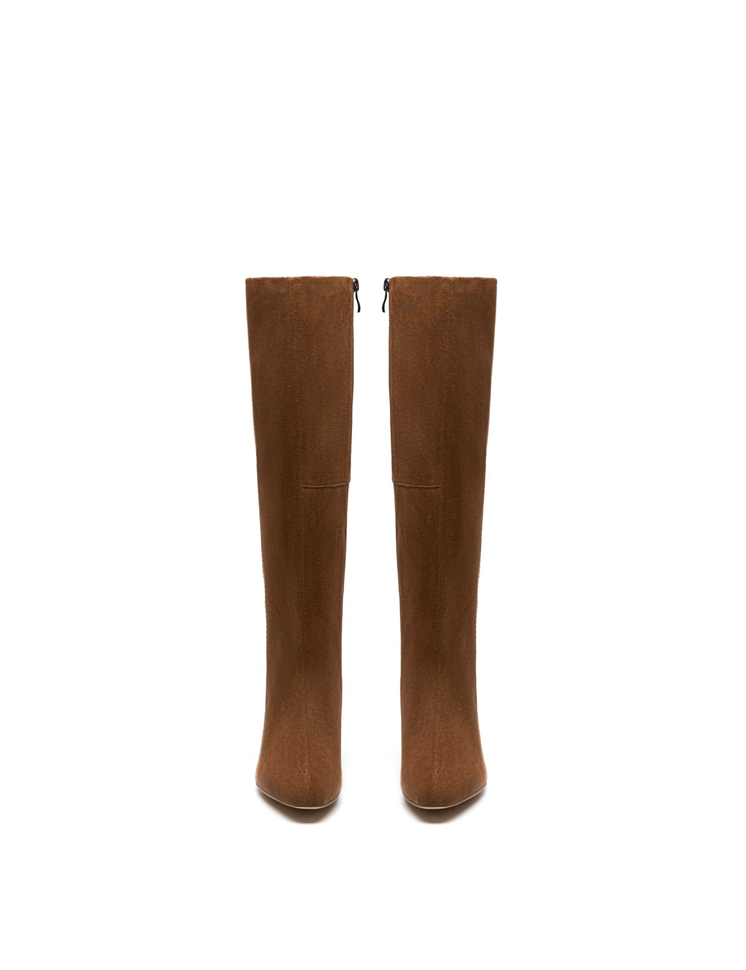 Suede Knee High Boots 3 of 6