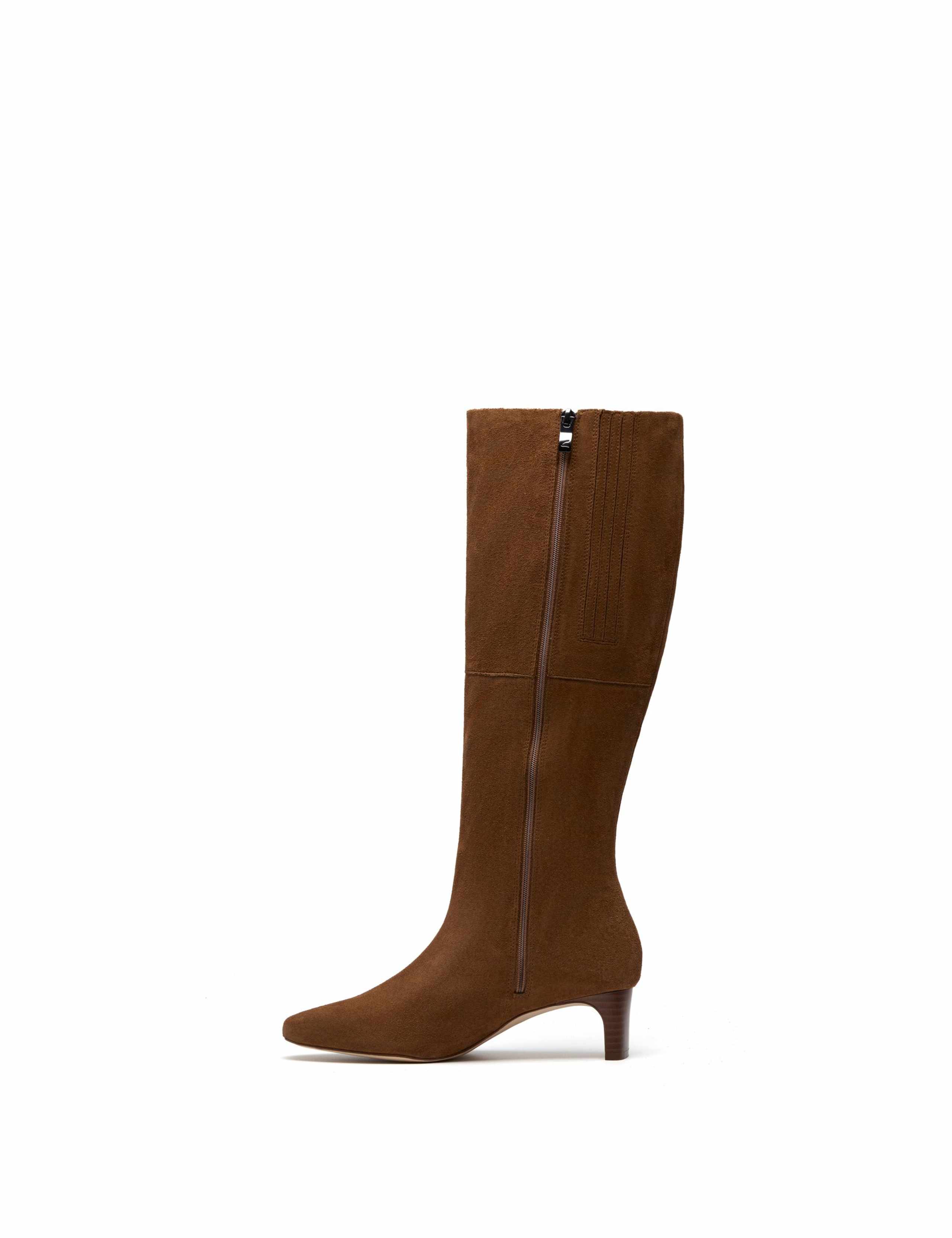 Suede Knee High Boots 6 of 6