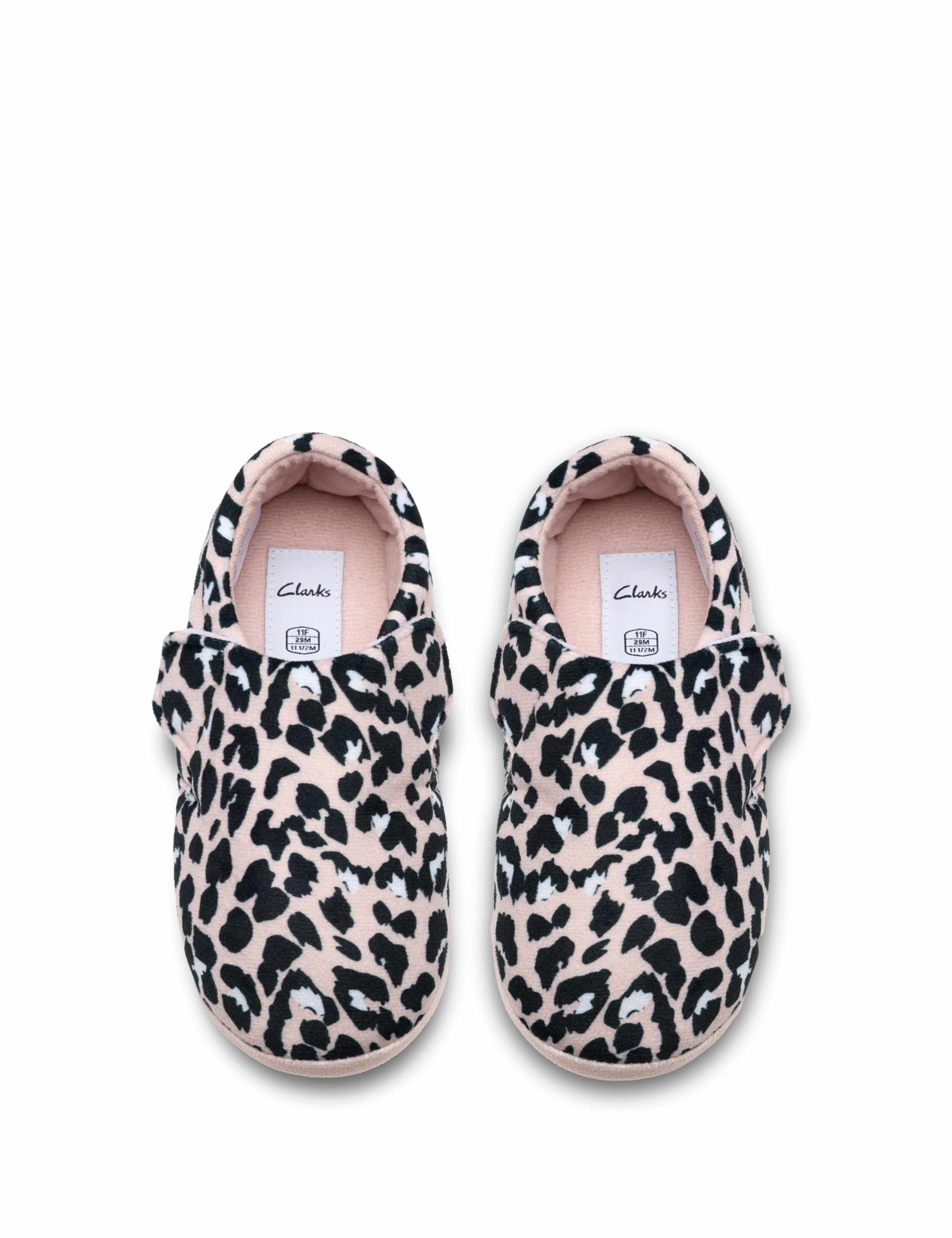 Kids' Animal Print Riptape Slippers (10 Small - 12 Small) 2 of 6