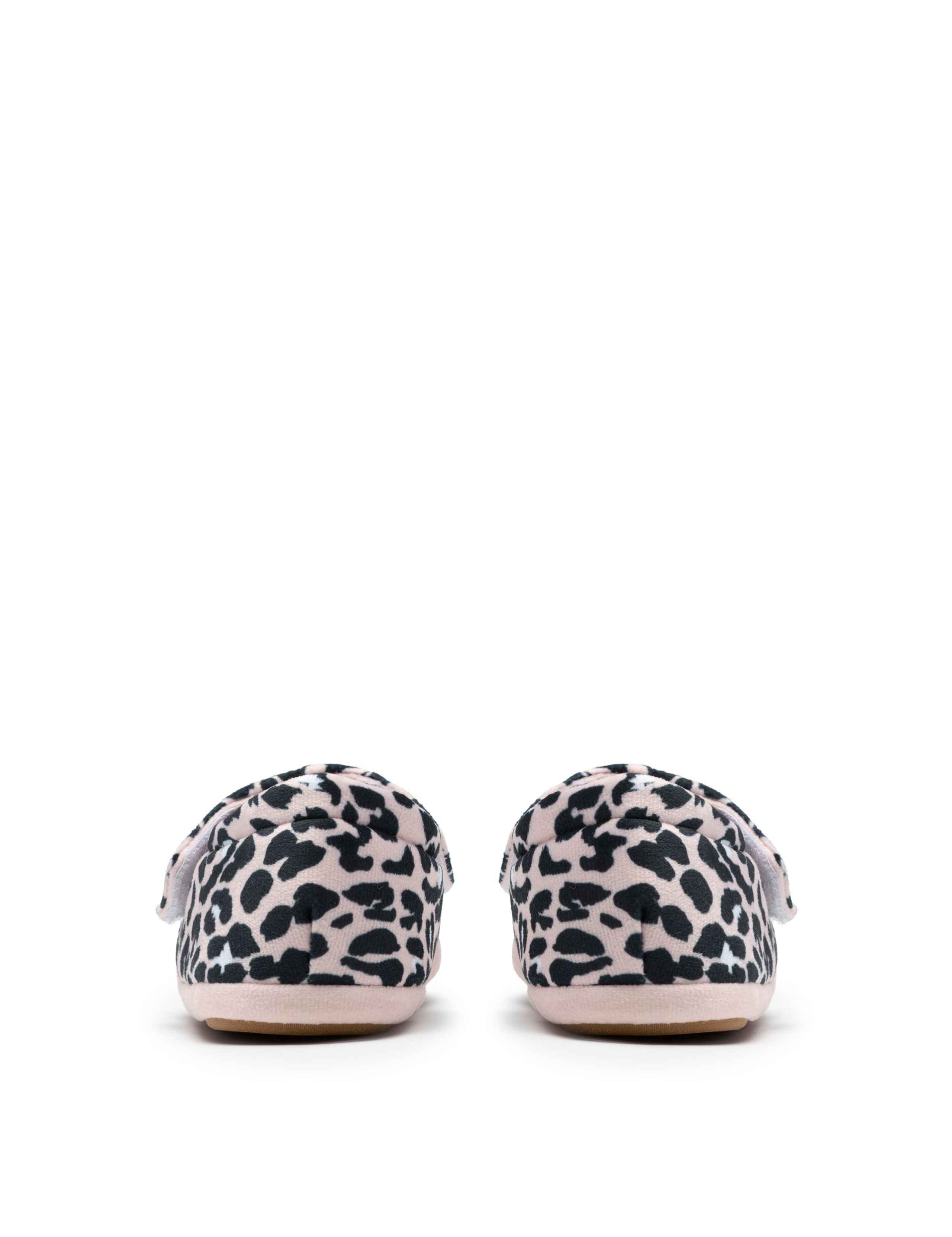 Kids' Animal Print Riptape Slippers (10 Small - 12 Small) 4 of 6