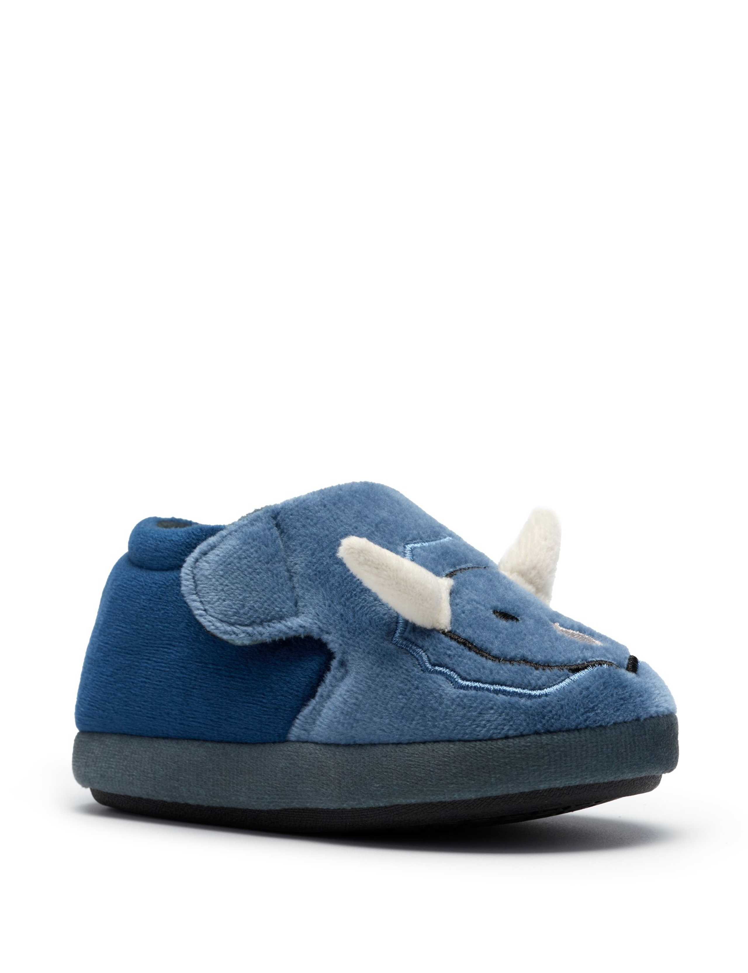 Kids' Dinosaur Riptape Slippers (7 Small - 9 Small) 5 of 6