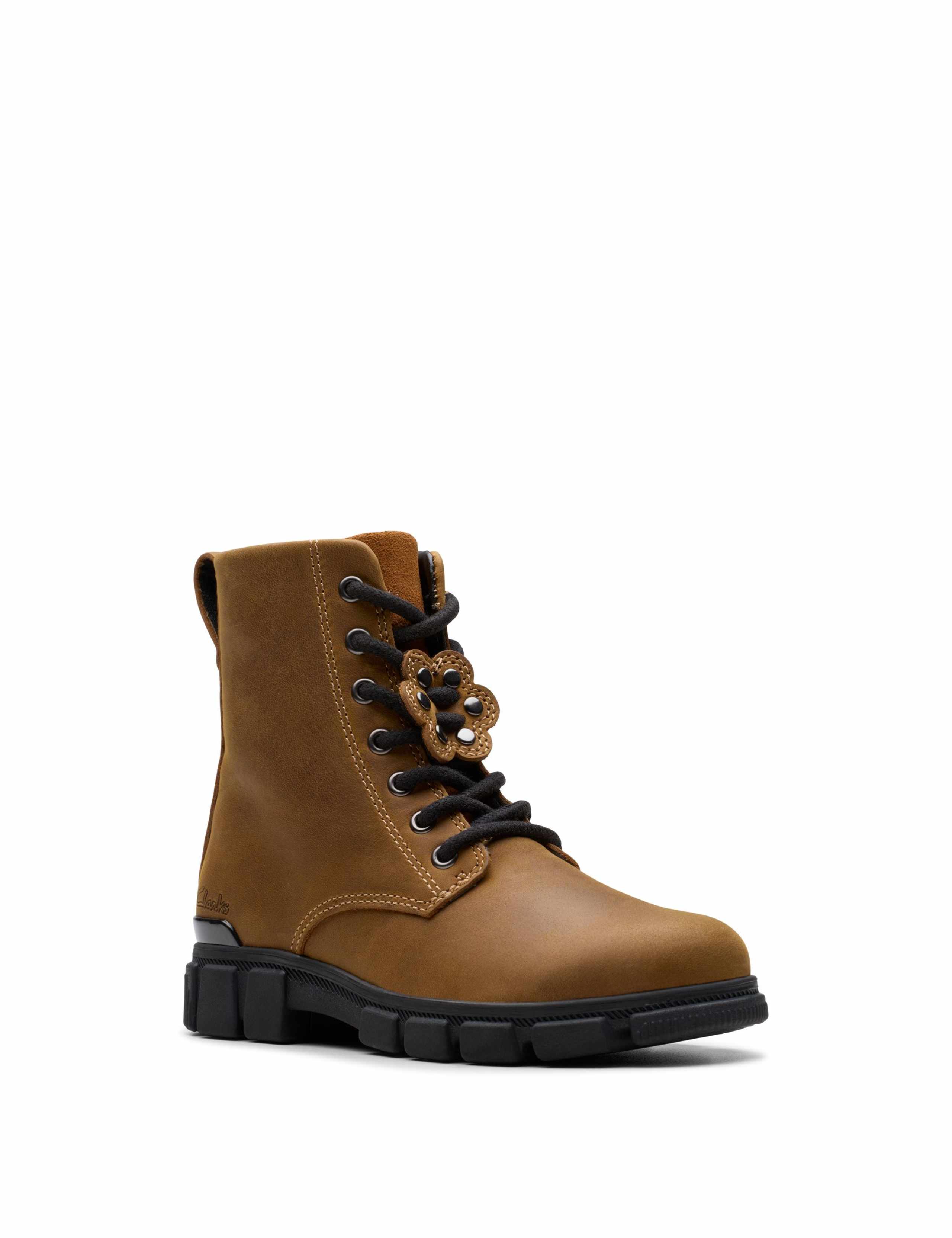 Kids' Suede Ankle Boots (13 Small - 2.5 Large) 2 of 7