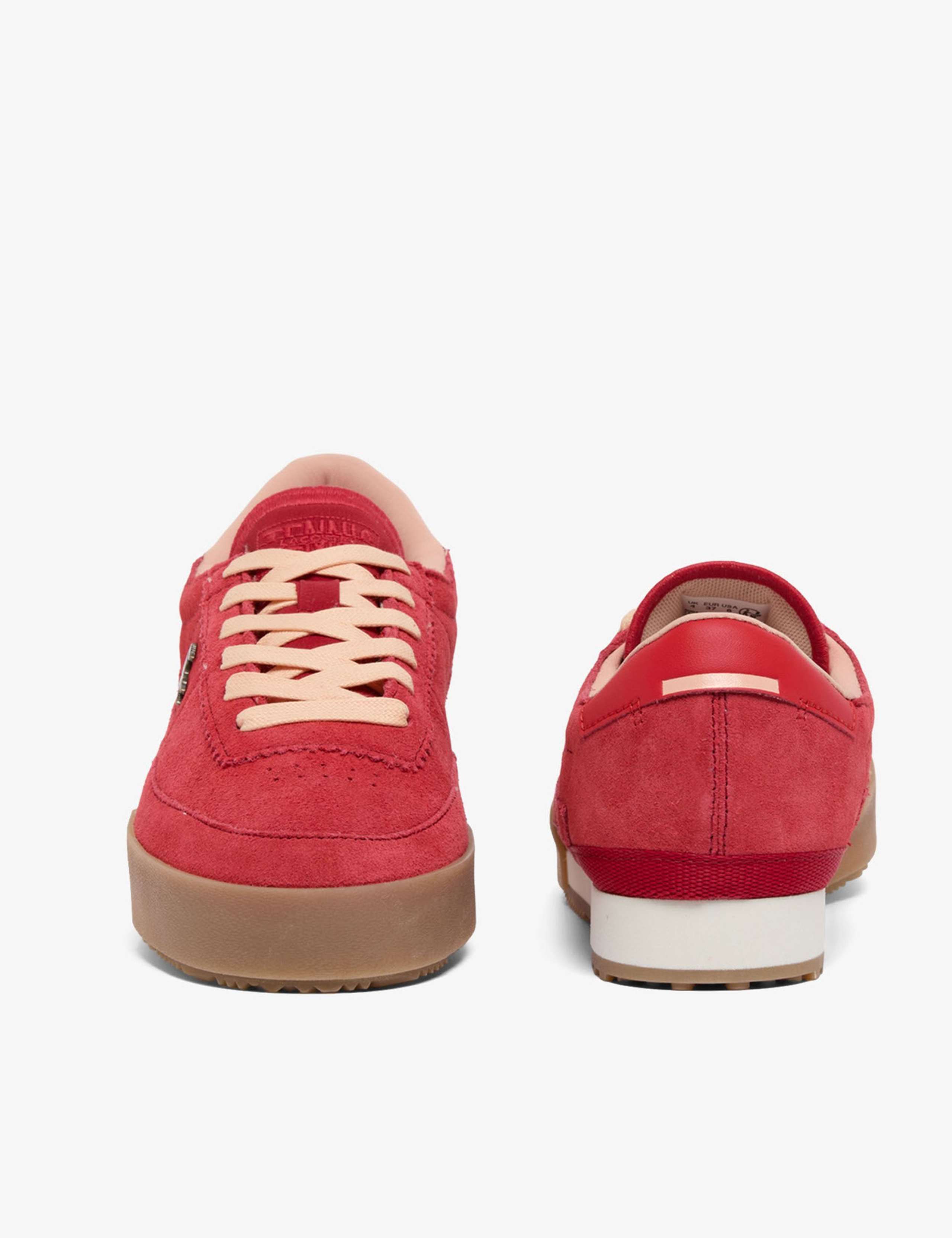 Suede Lace Up Trainers 5 of 6