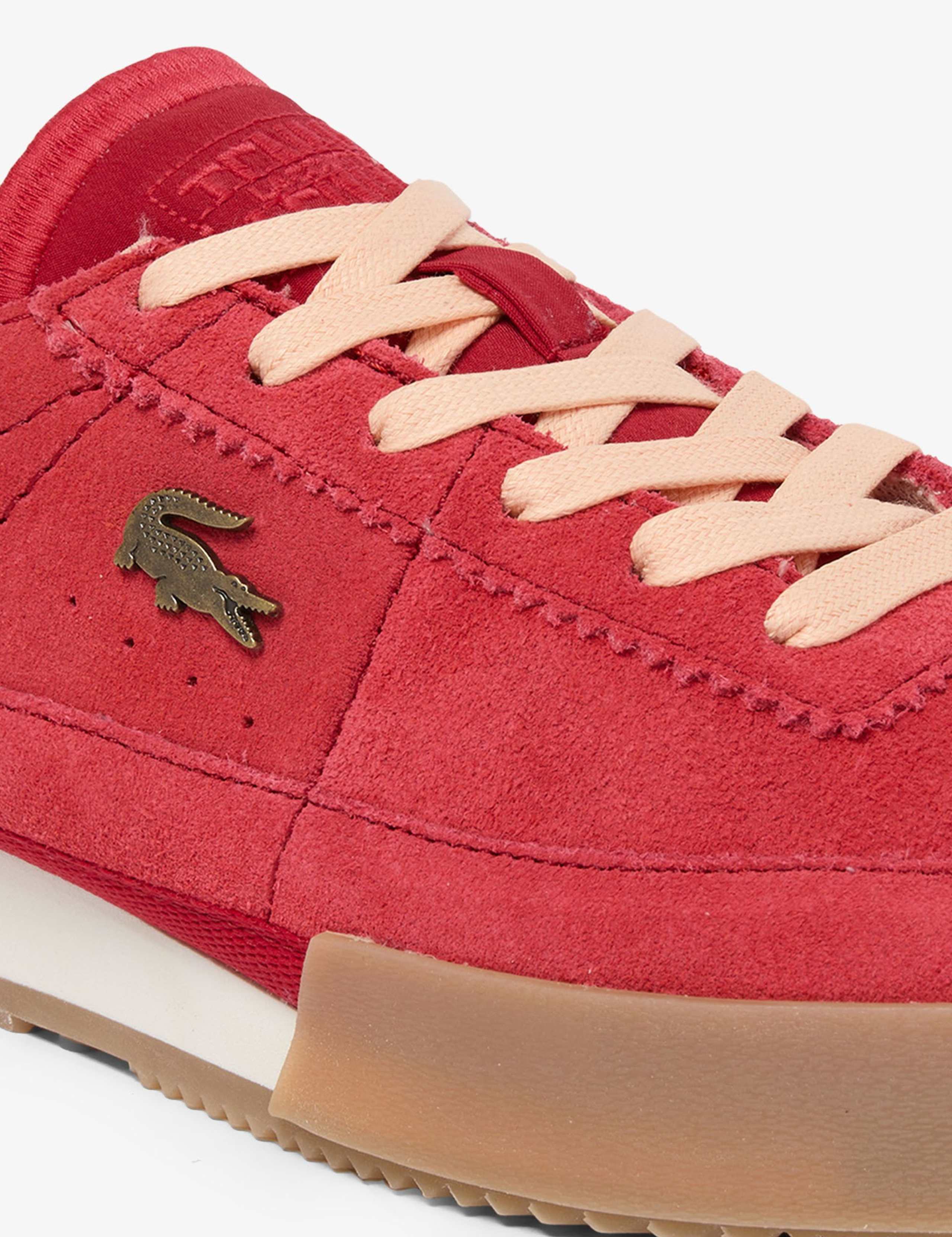 Suede Lace Up Trainers 6 of 6