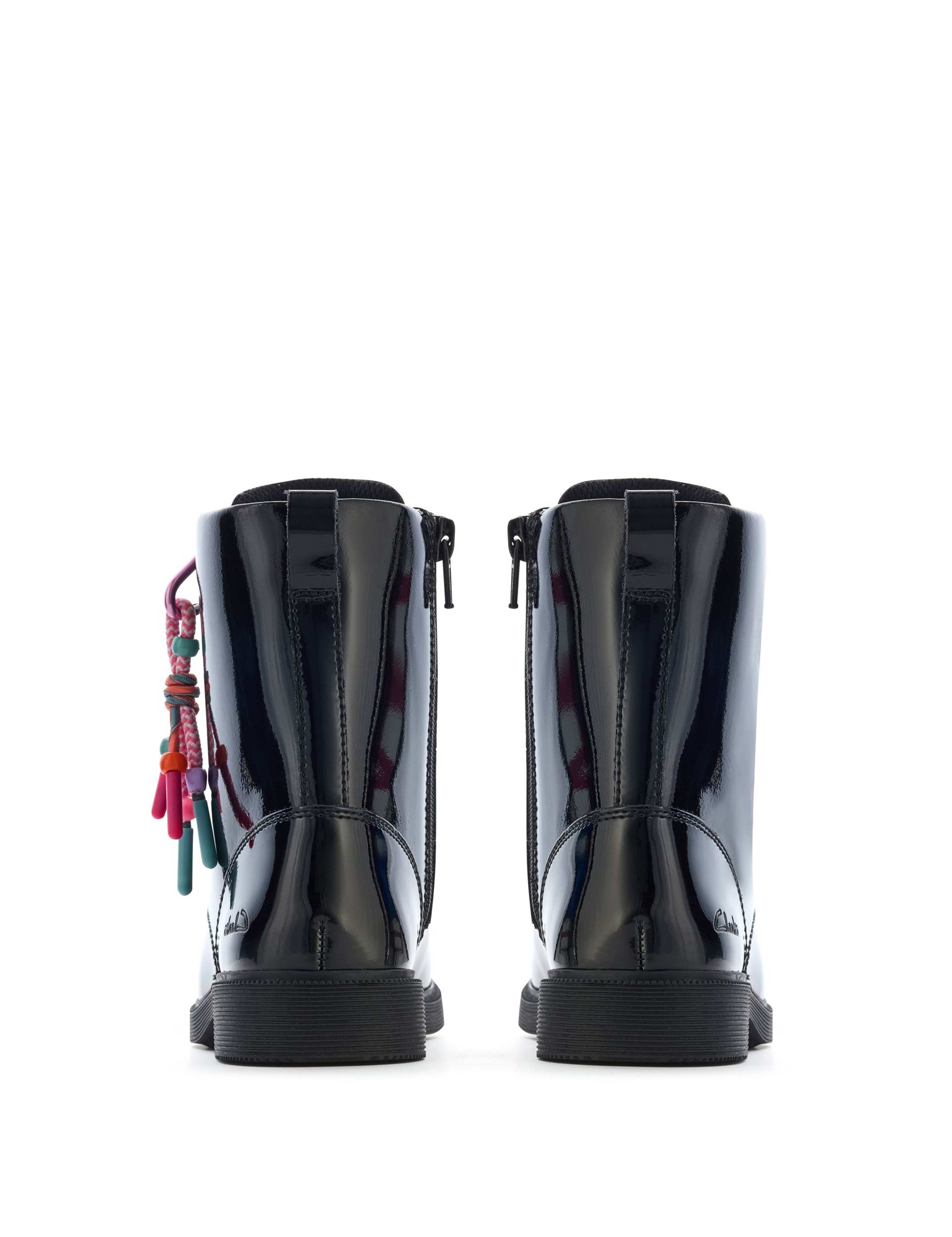 Kids' Leather Lace Up Ankle Boots (13 Small - 2.5 Large) 5 of 6