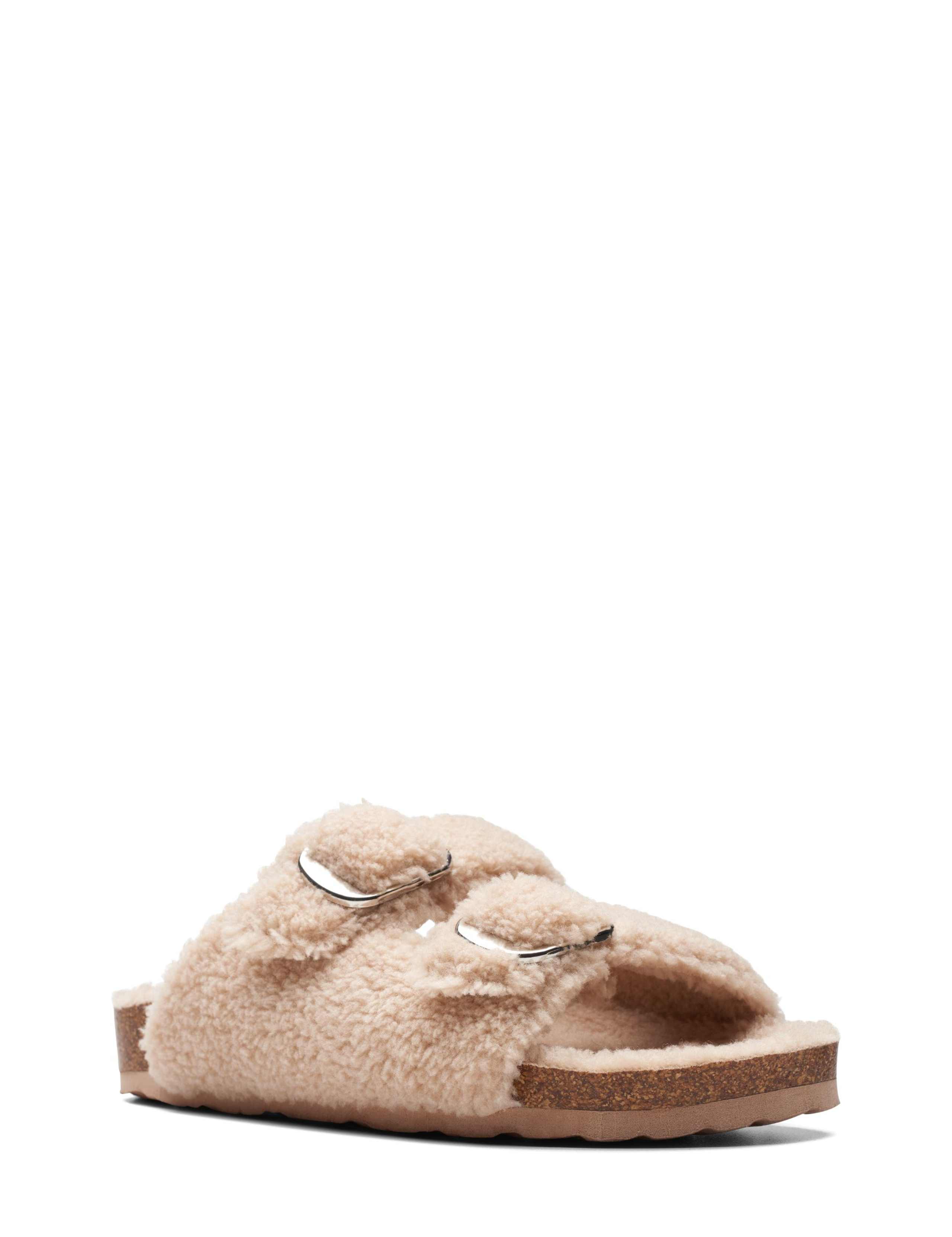 Borg Slider Slippers 2 of 7