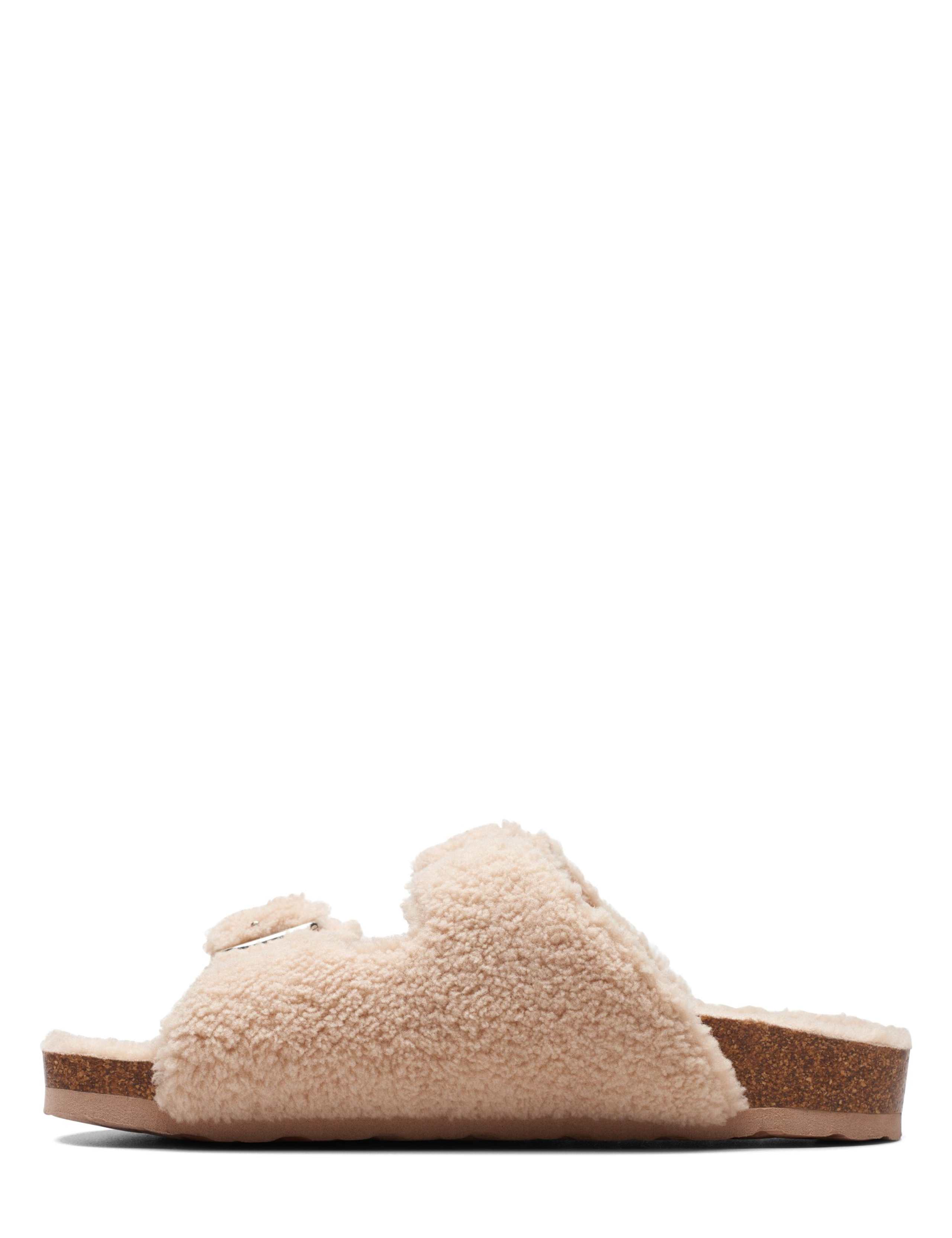 Borg Slider Slippers 4 of 7