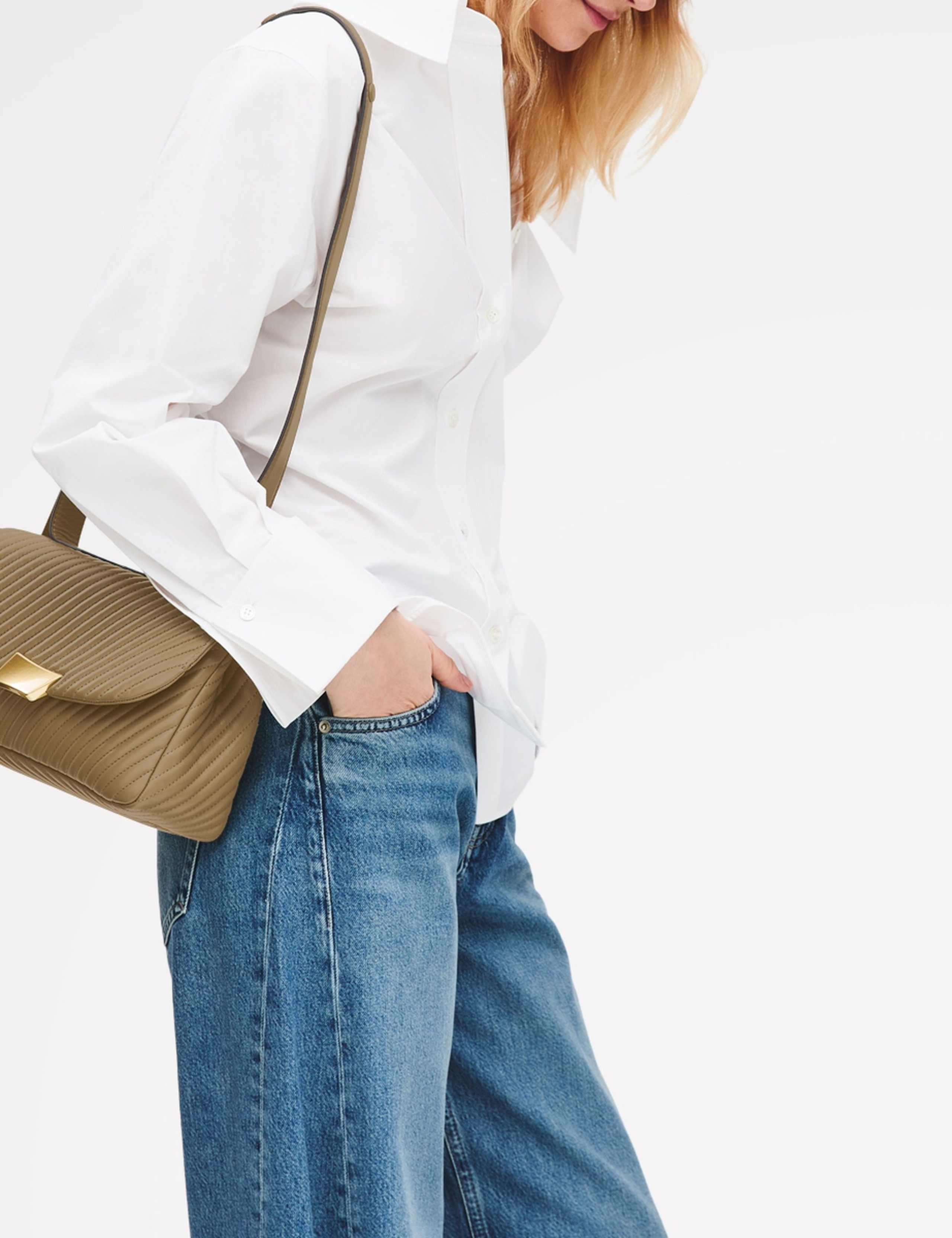 Belsize Leather Quilted Cross Body Bag 3 of 5