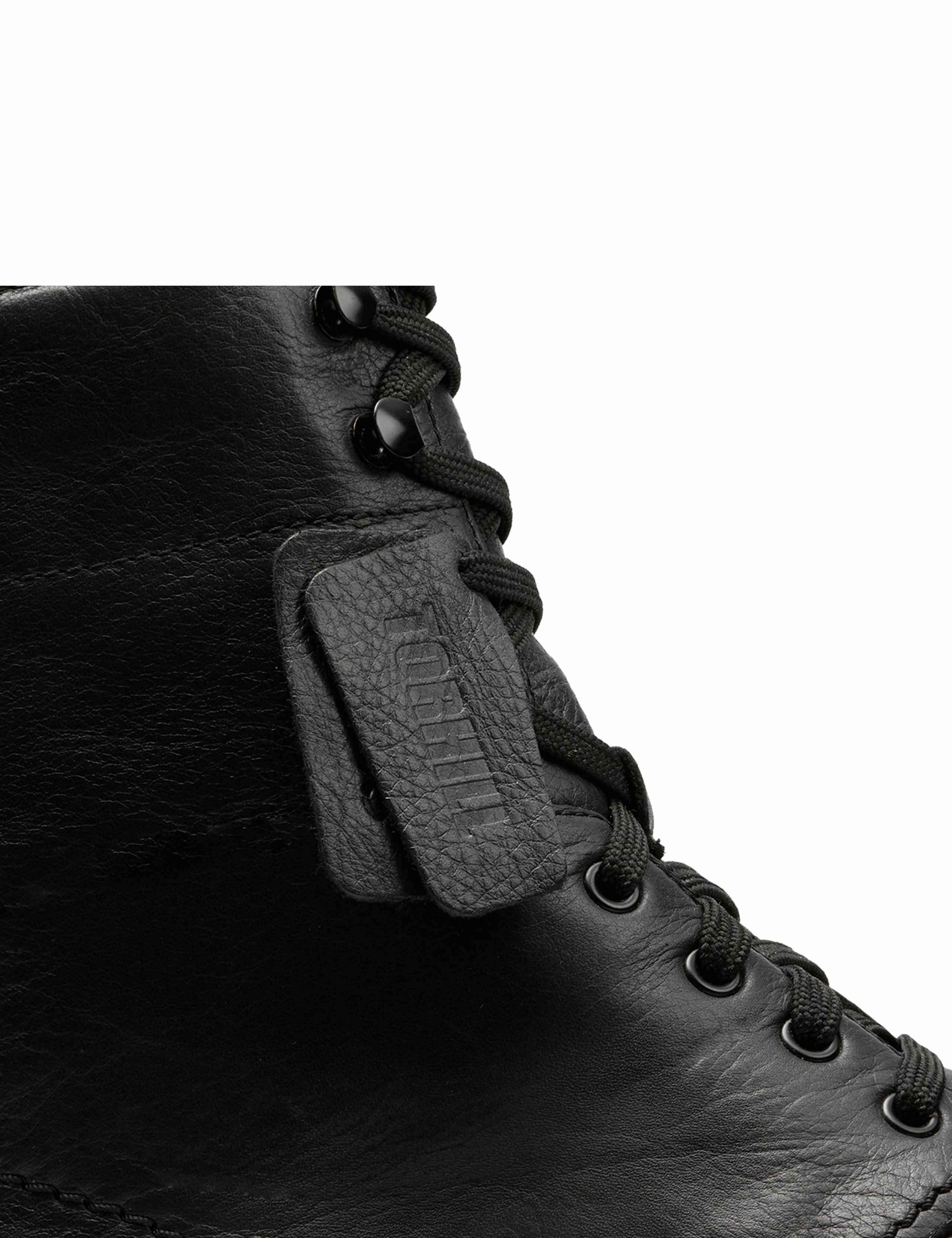 Leather Lace Up Flatform Ankle Boots 7 of 8