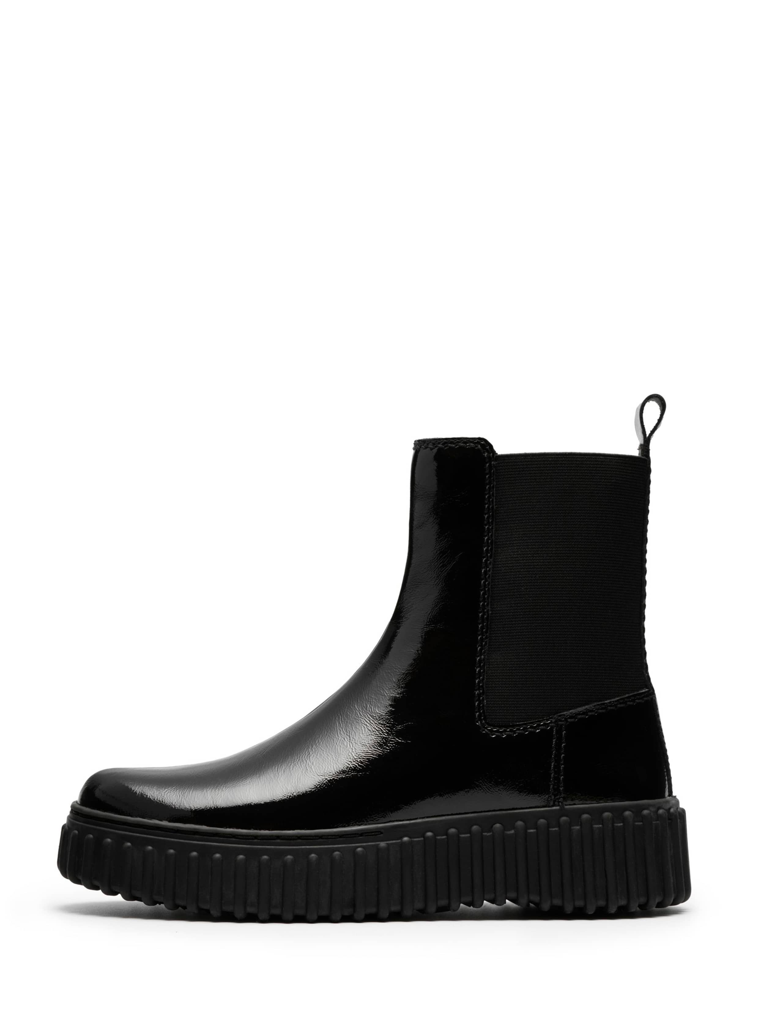 Patent Leather Flatform Ankle Boots 3 of 6
