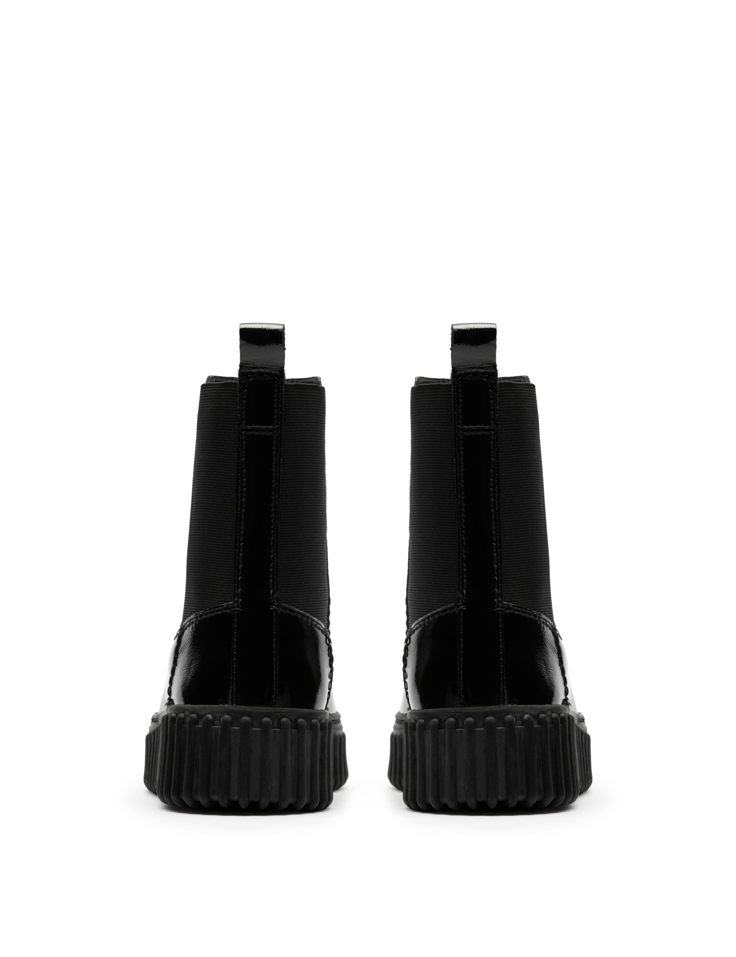 Patent Leather Flatform Ankle Boots 5 of 6
