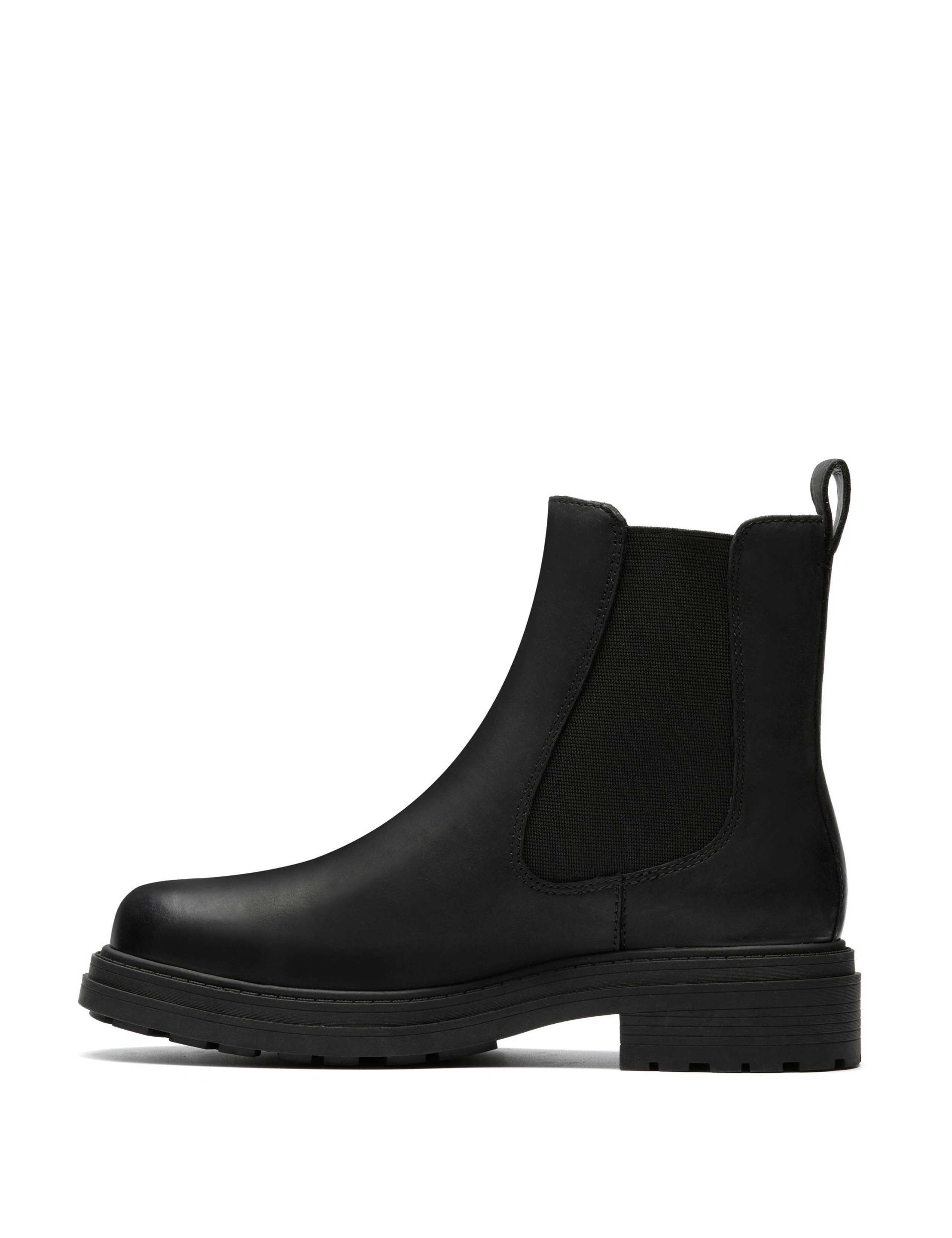 Wide Fit Leather Chelsea Ankle Boots 3 of 6