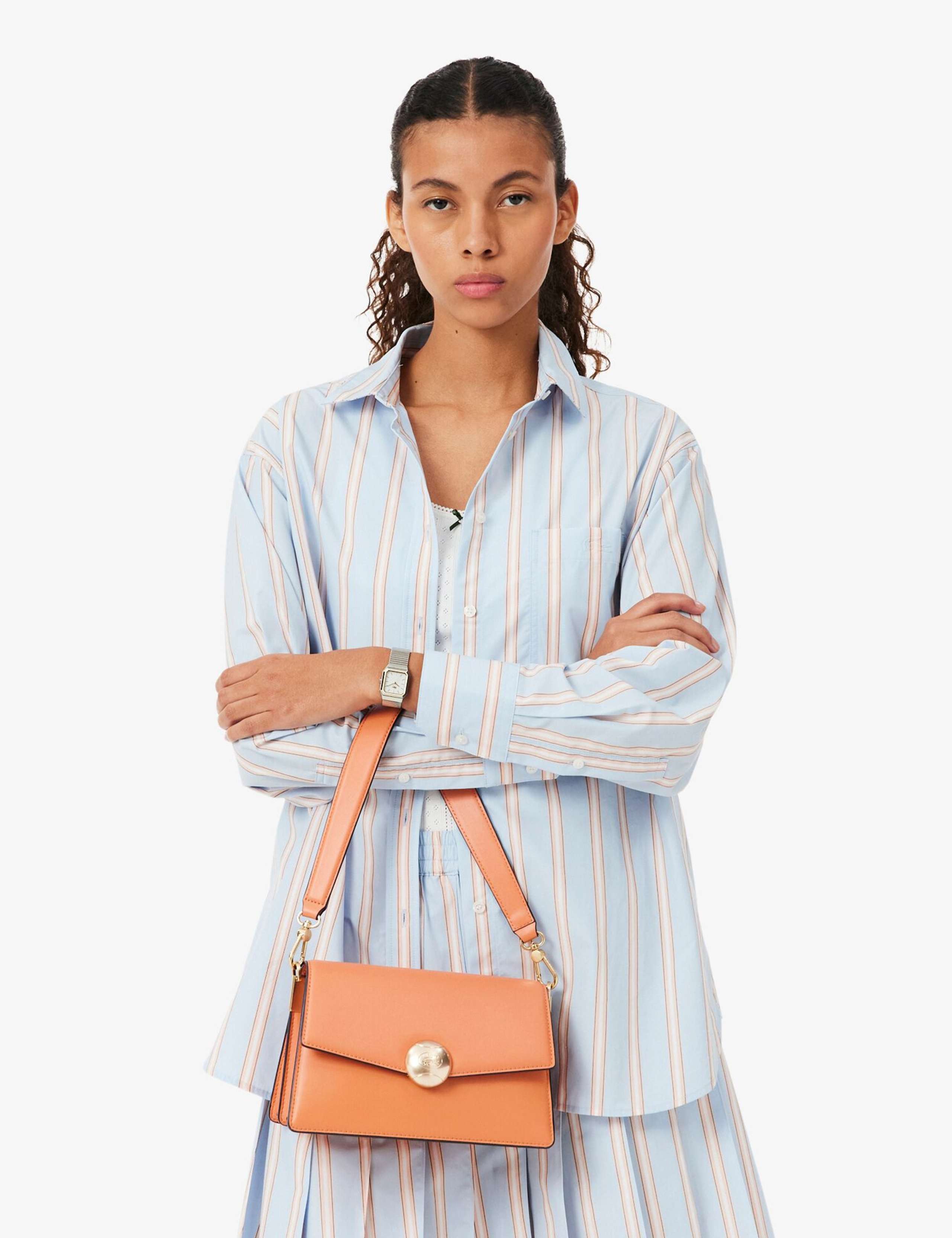Leather Top Handle Shoulder Bag 3 of 7