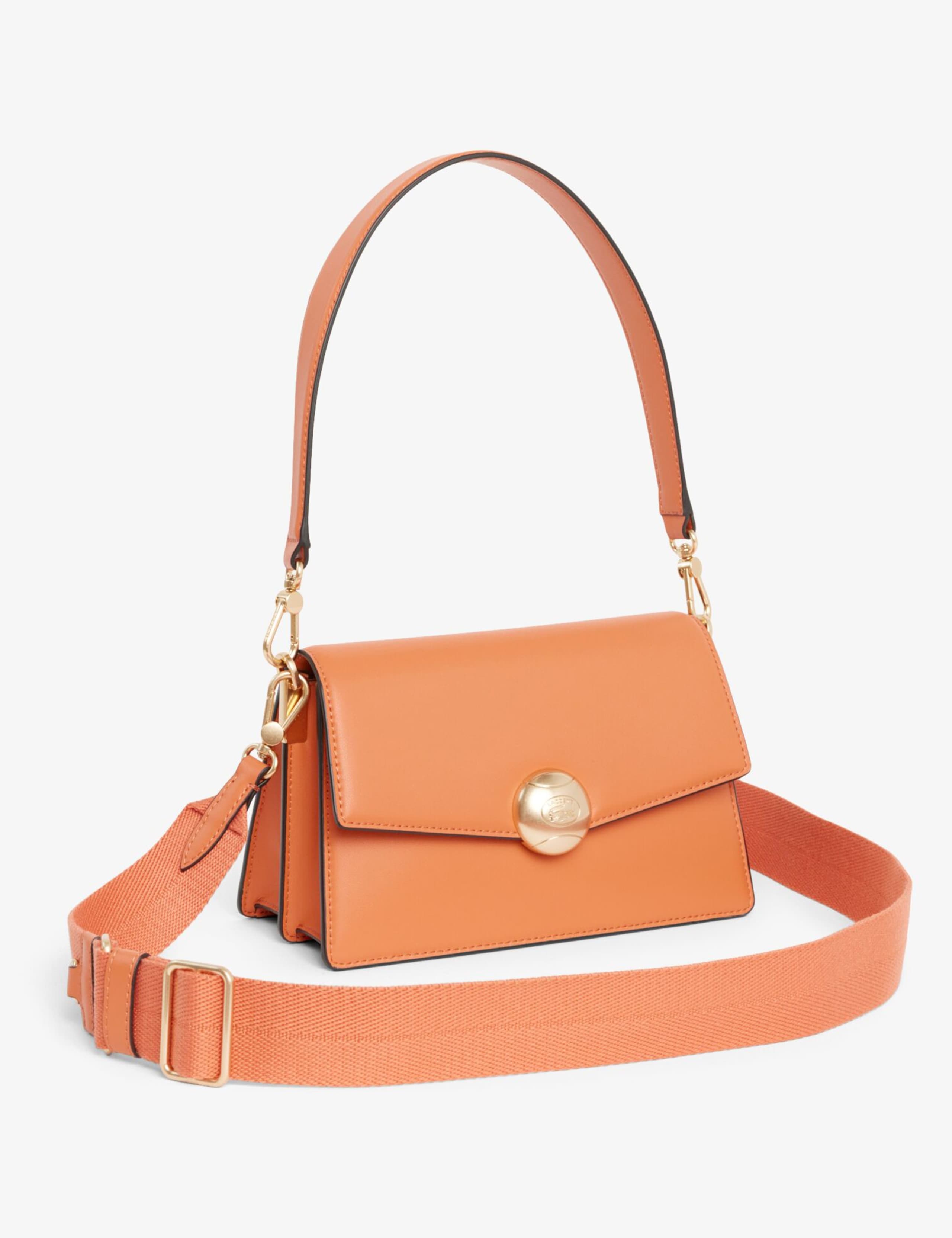 Leather Top Handle Shoulder Bag 4 of 7