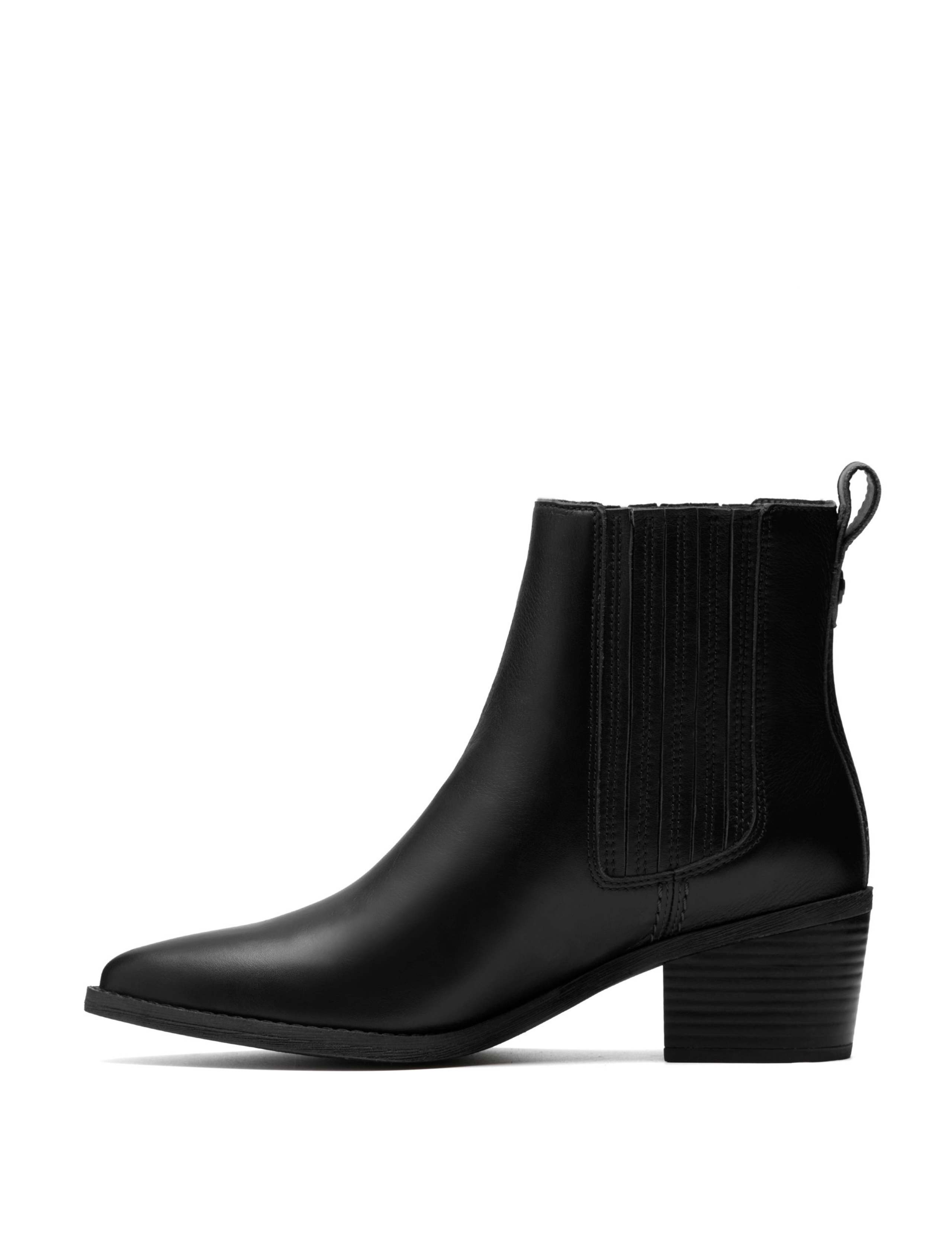 Leather Pointed Chelsea Boots 3 of 6