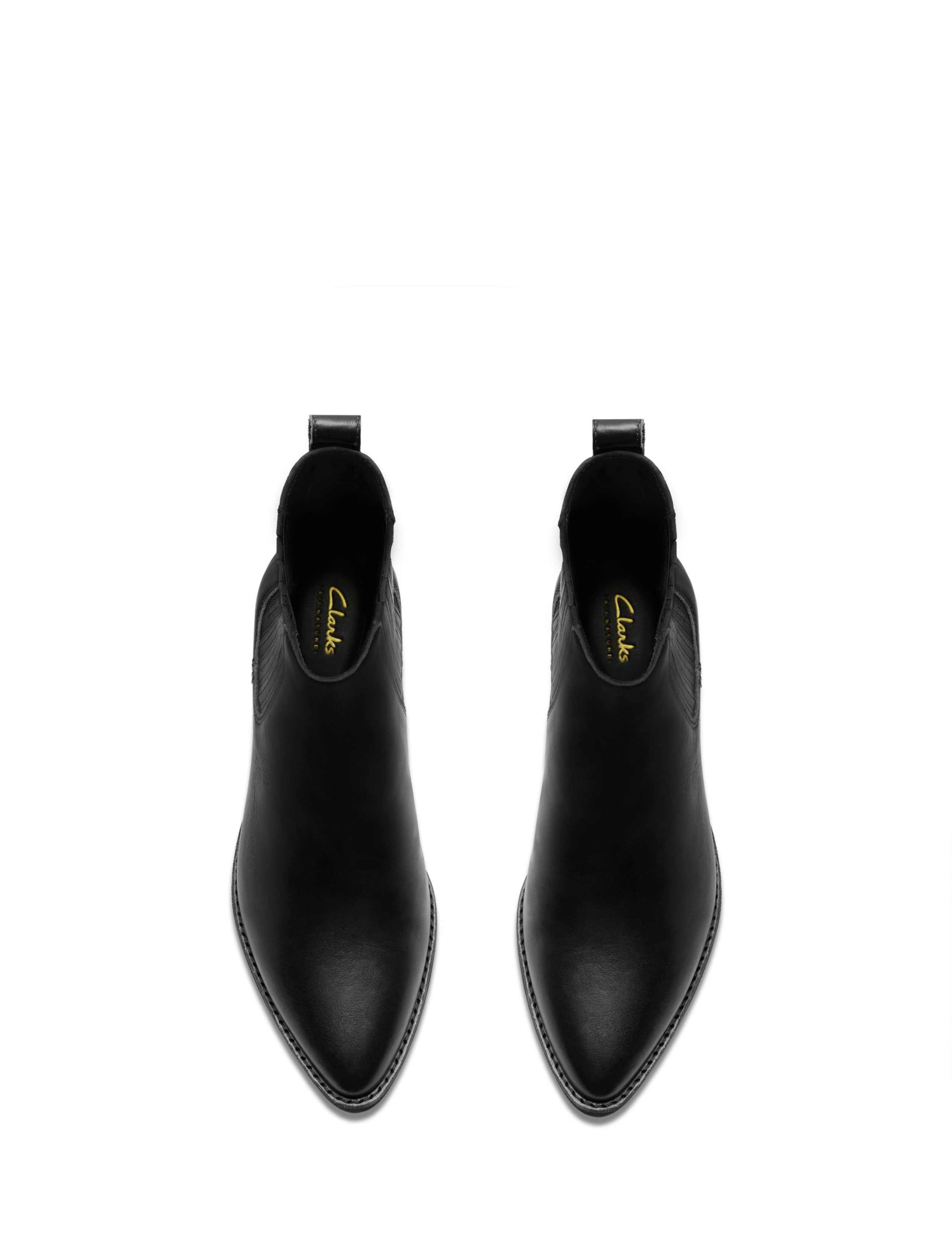 Leather Pointed Chelsea Boots 4 of 6