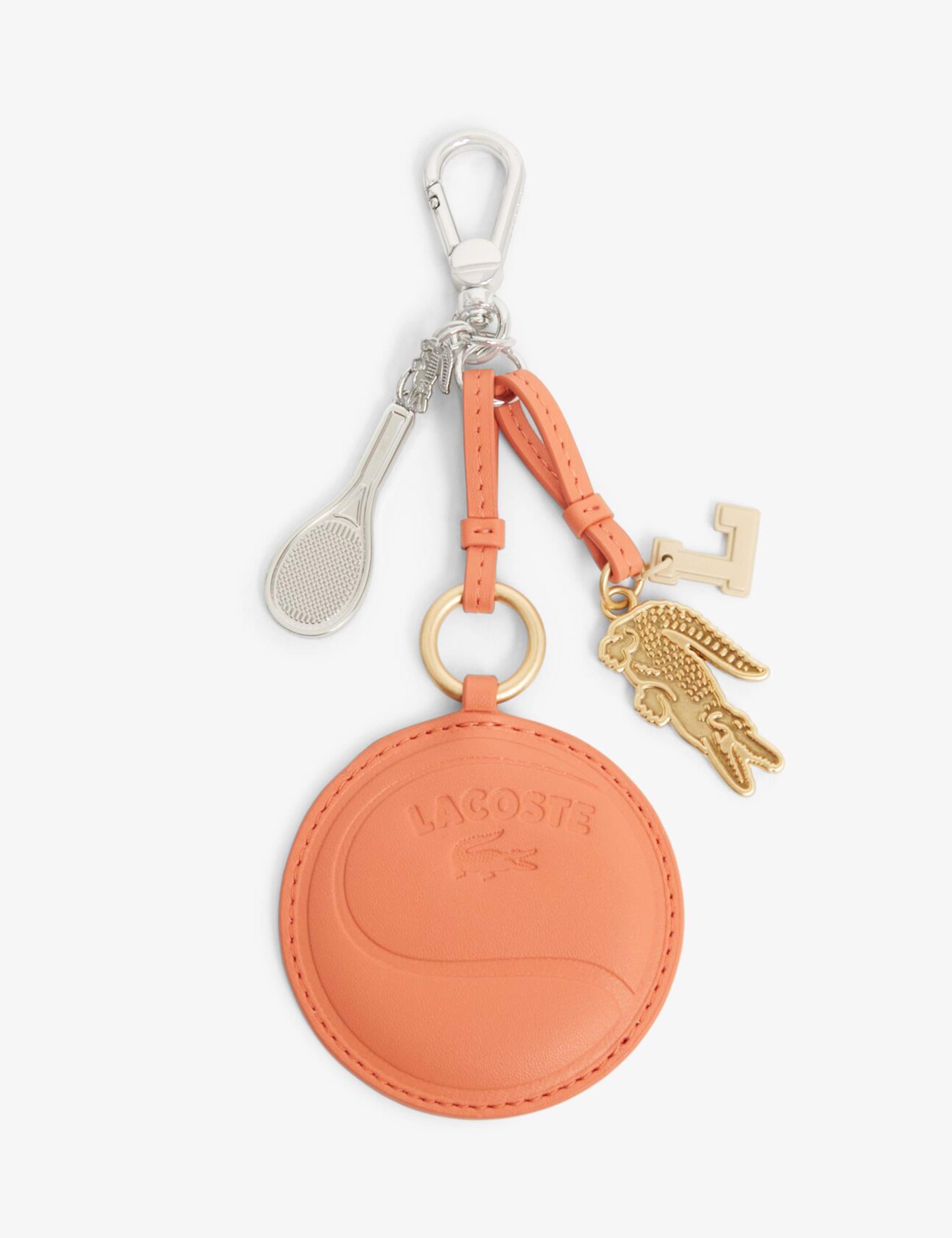 Tennis Racket Mirror L Charm Key Ring 1 of 5