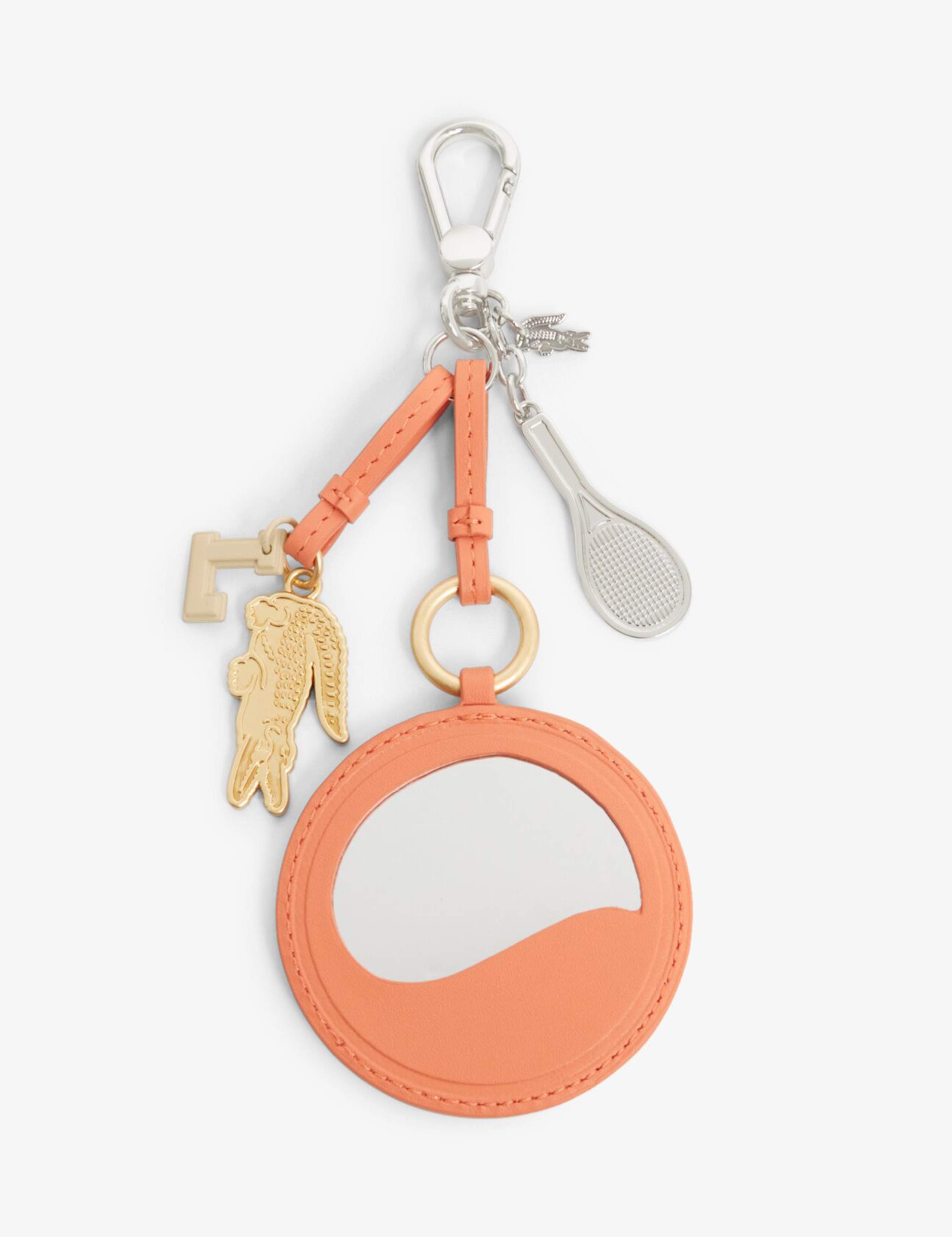 Tennis Racket Mirror L Charm Key Ring 2 of 5