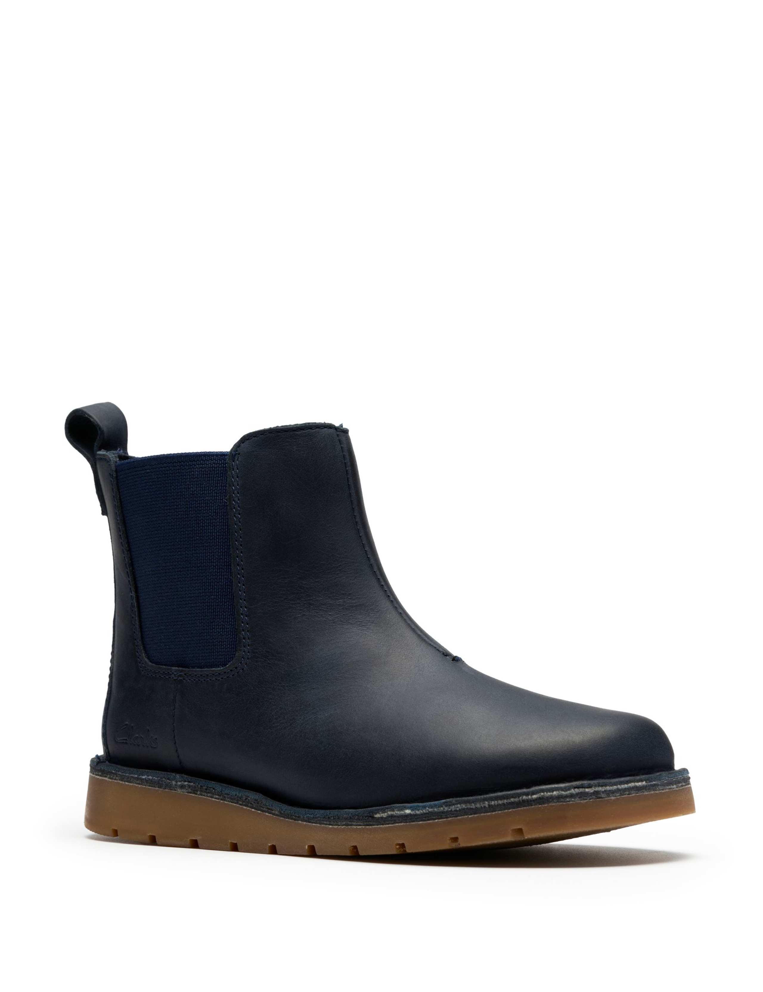 Kids' Leather Ankle Boots (7 Small - 2 Large) 2 of 6