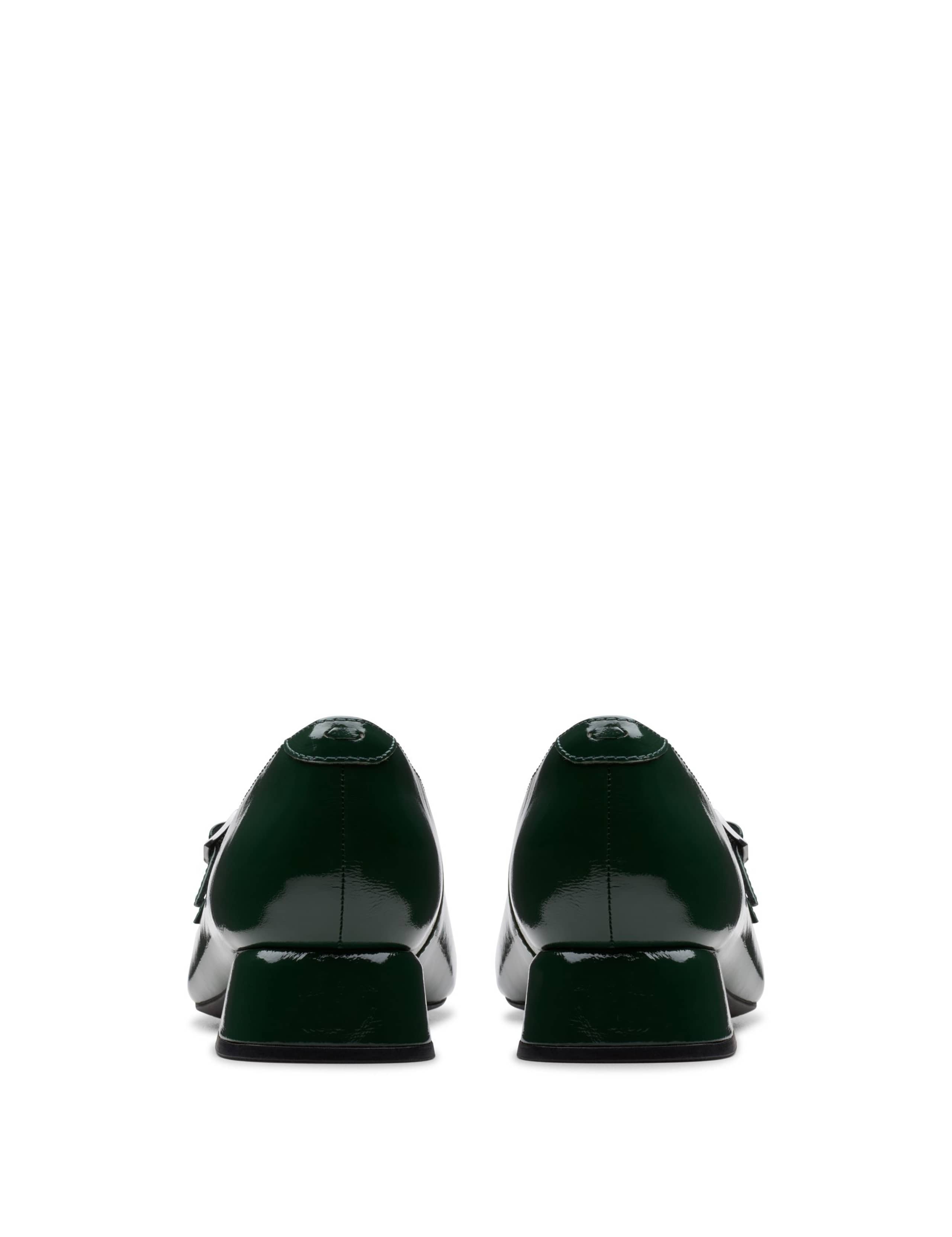 Leather Patent Block Heel Shoes 5 of 6