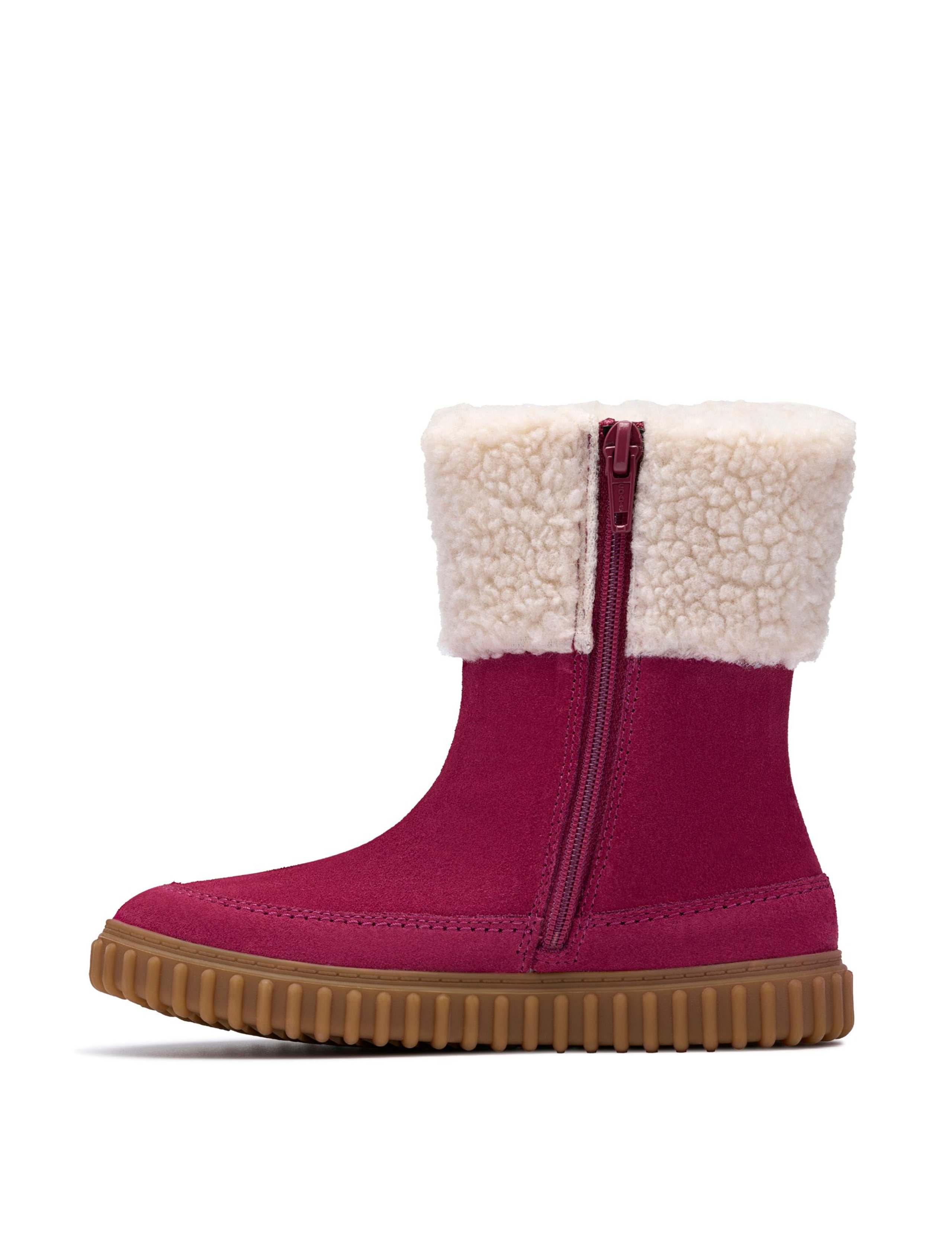 Kids' Suede Ankle Boots (10 Small - 22½ Large) 3 of 6
