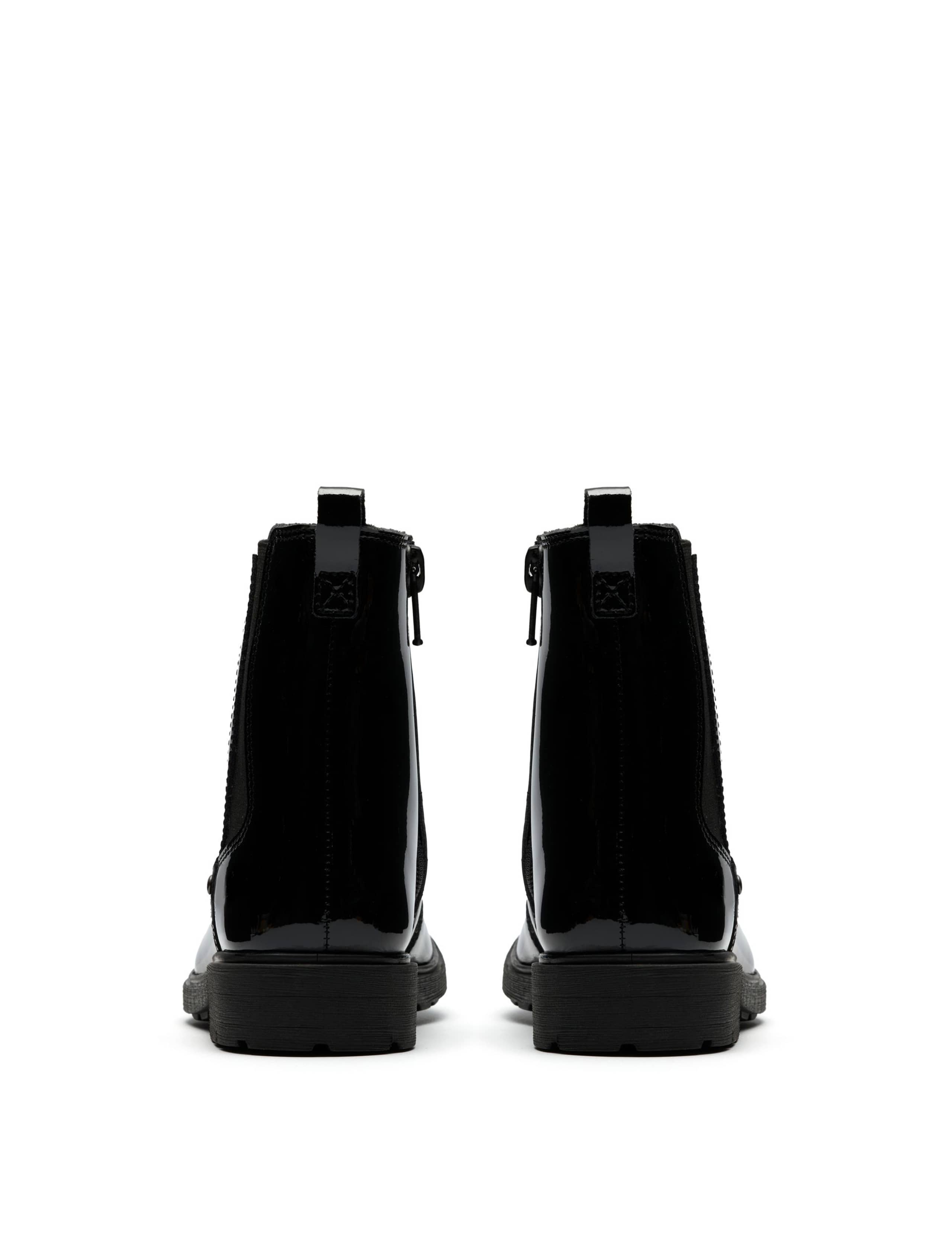 Kids' Patent Leather Chelsea Boots (10 Small - 5.5 Large) 5 of 6