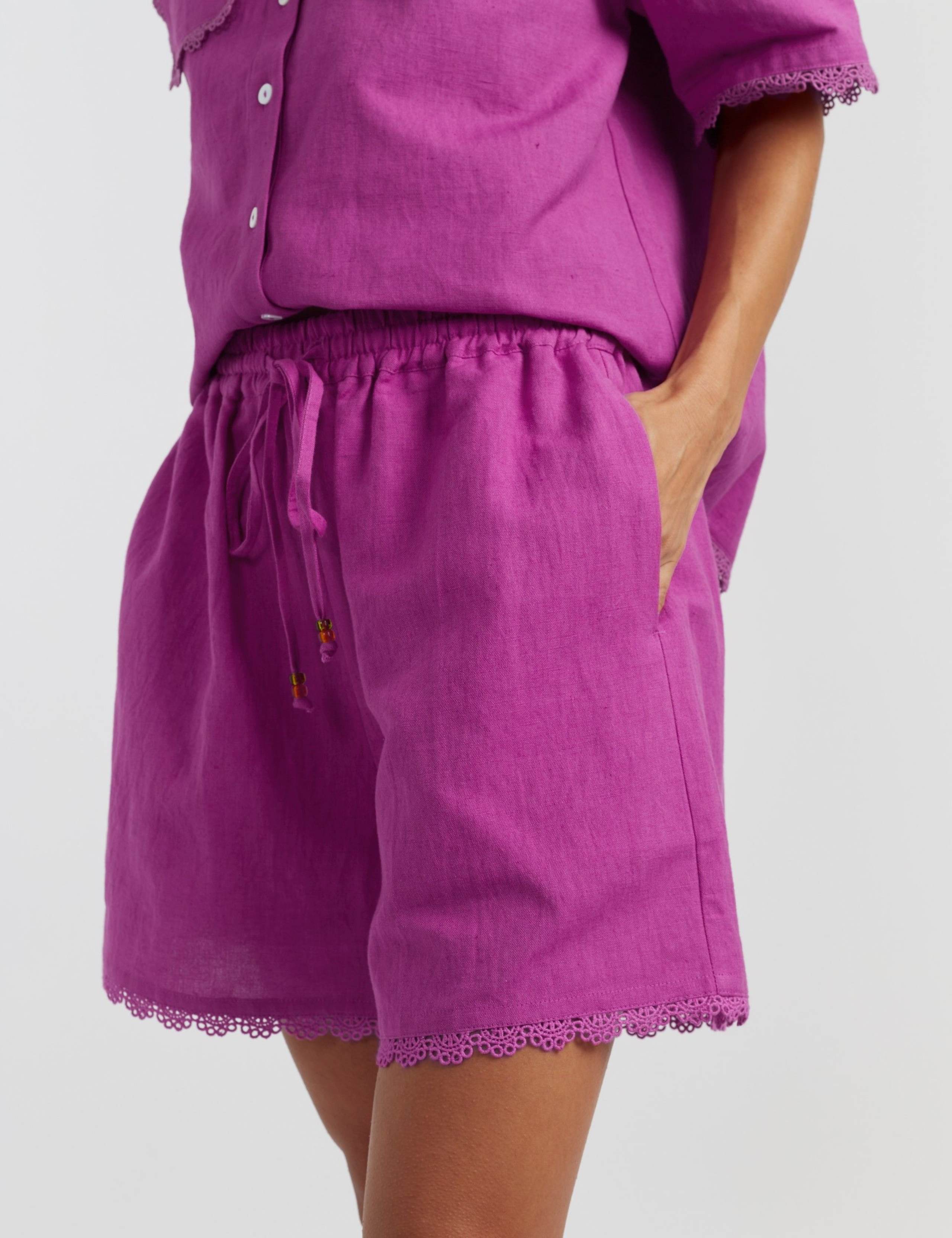Linen Rich Shorts 1 of 3