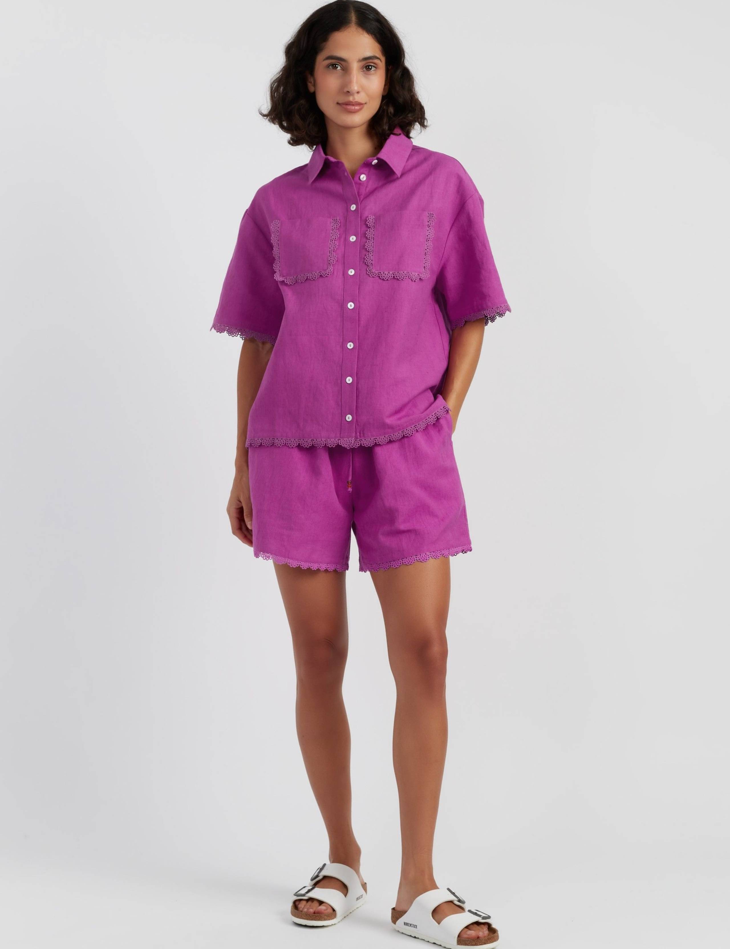 Linen Rich Shorts 3 of 3