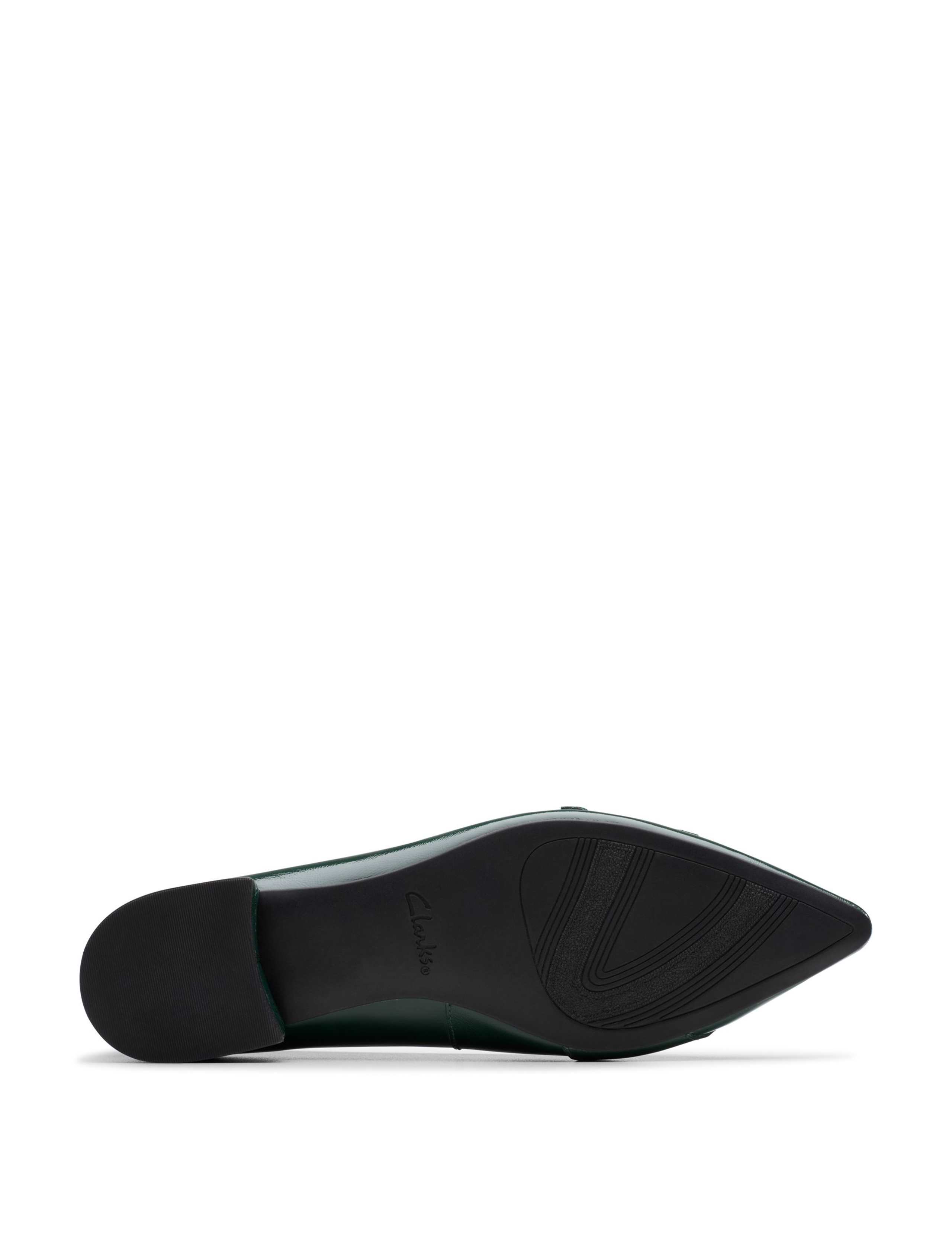 Leather Flat Pointed Pumps 6 of 6