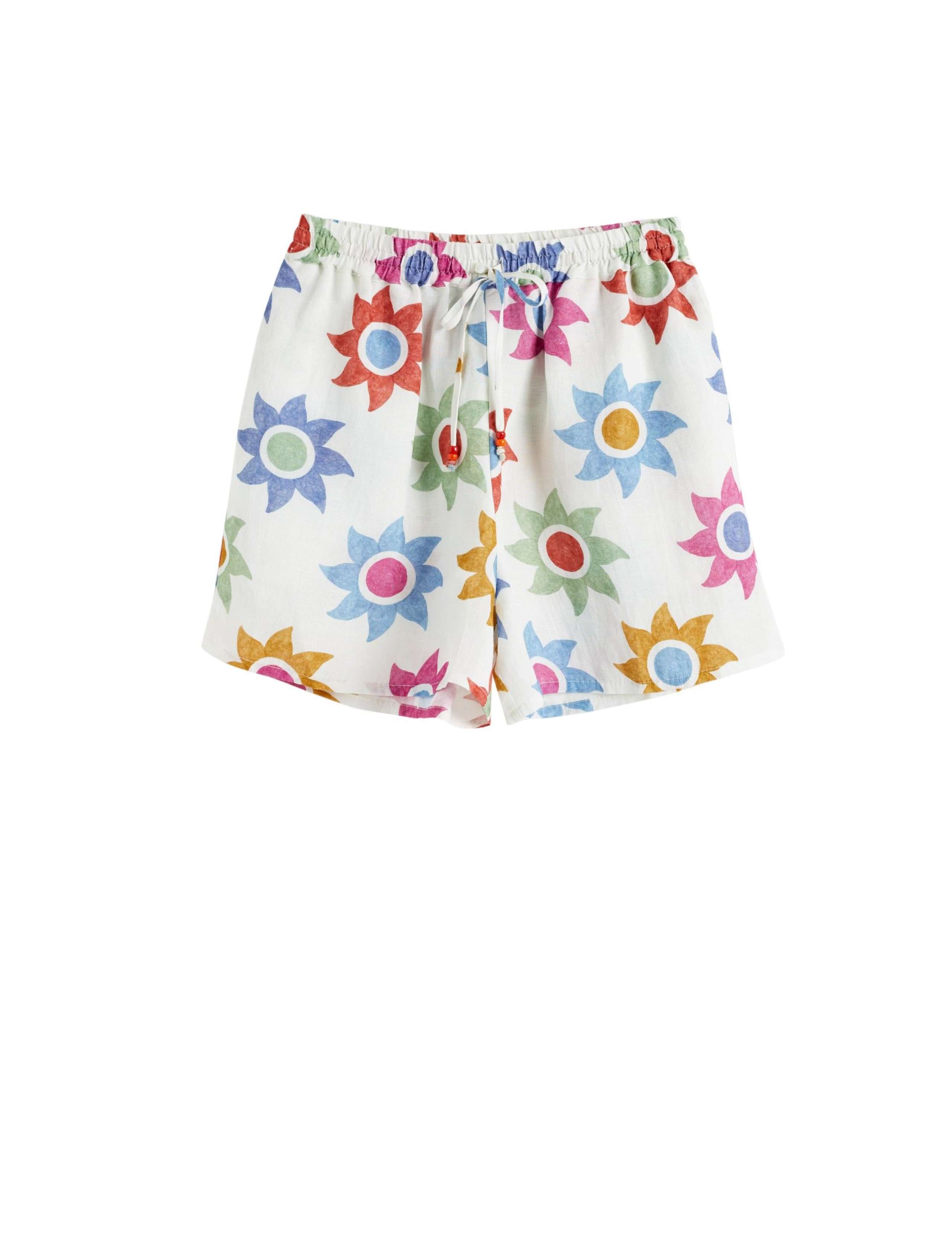 Pure Cotton Floral Shorts 2 of 4