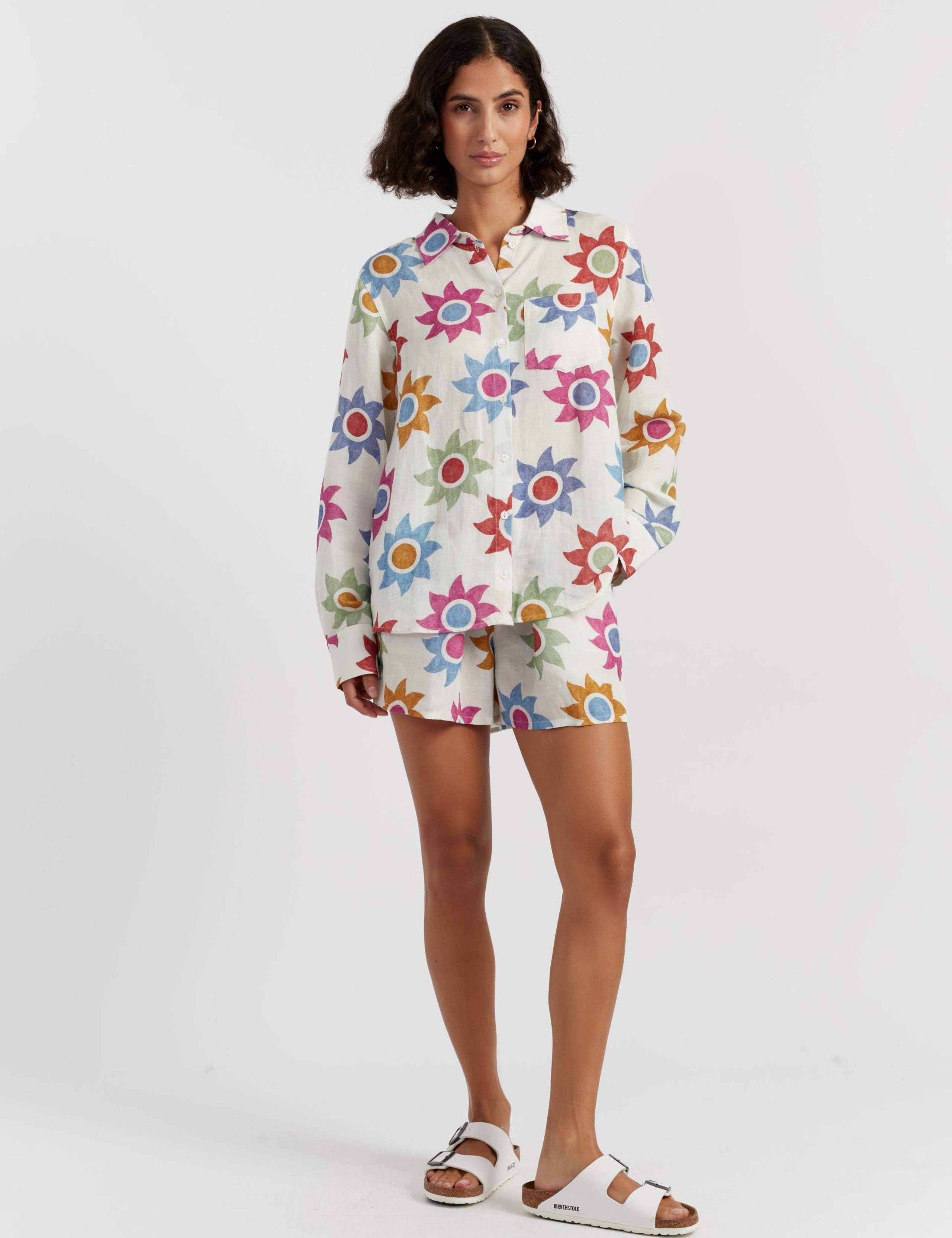 Pure Cotton Floral Shirt 3 of 5